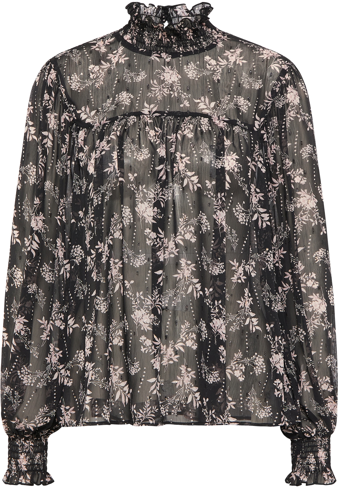 DreiMaster Vintage Bluza  zlata / roza / črna