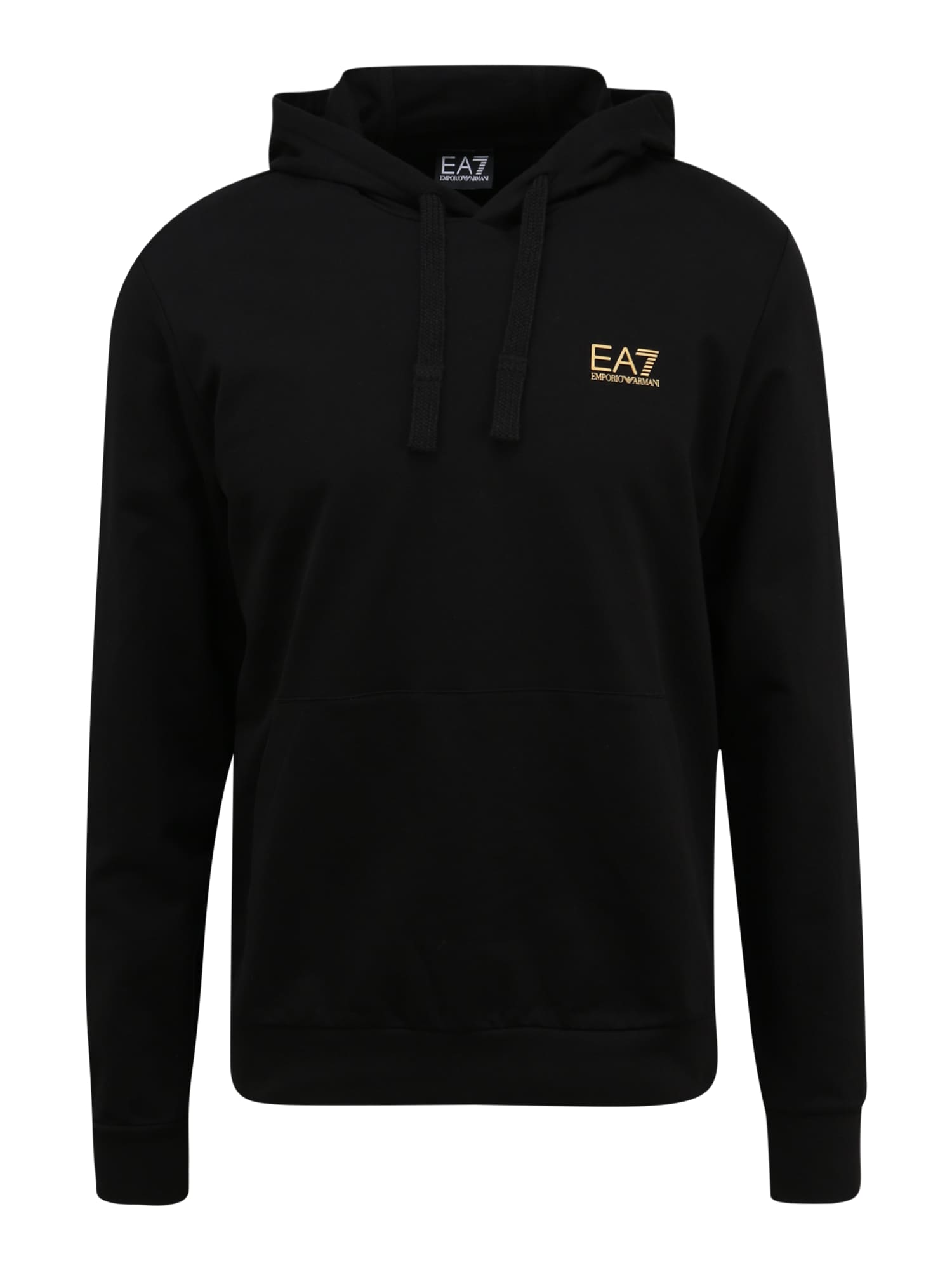 EA7 Emporio Armani Majica  zlato-rumena / črna