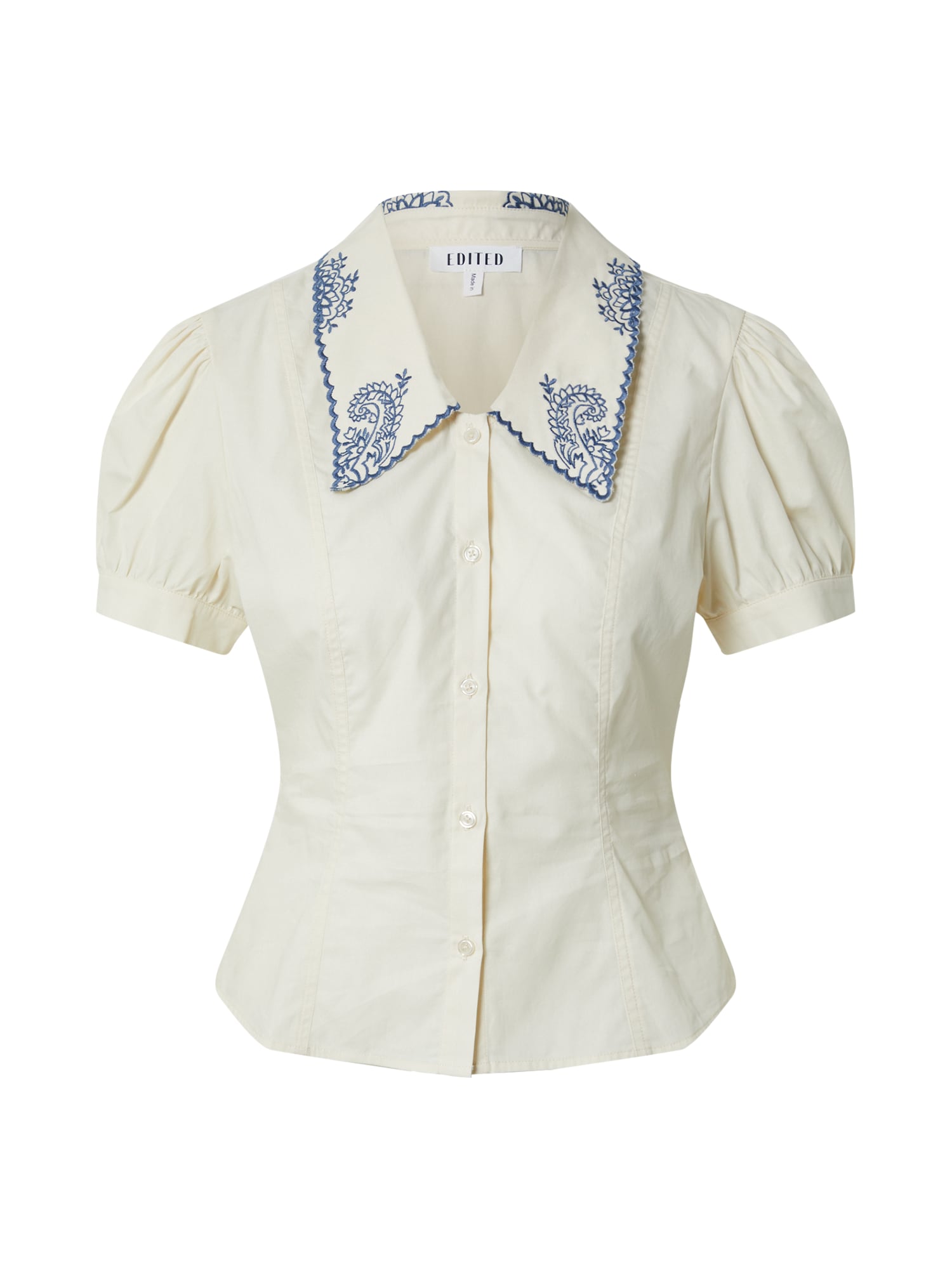 EDITED Bluza 'ALEA'  bež / golobje modra