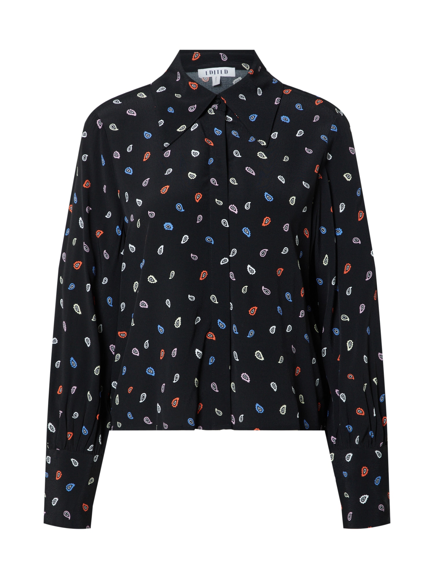 EDITED Bluza 'Delano'  svetlo modra / rdeča / črna / bela