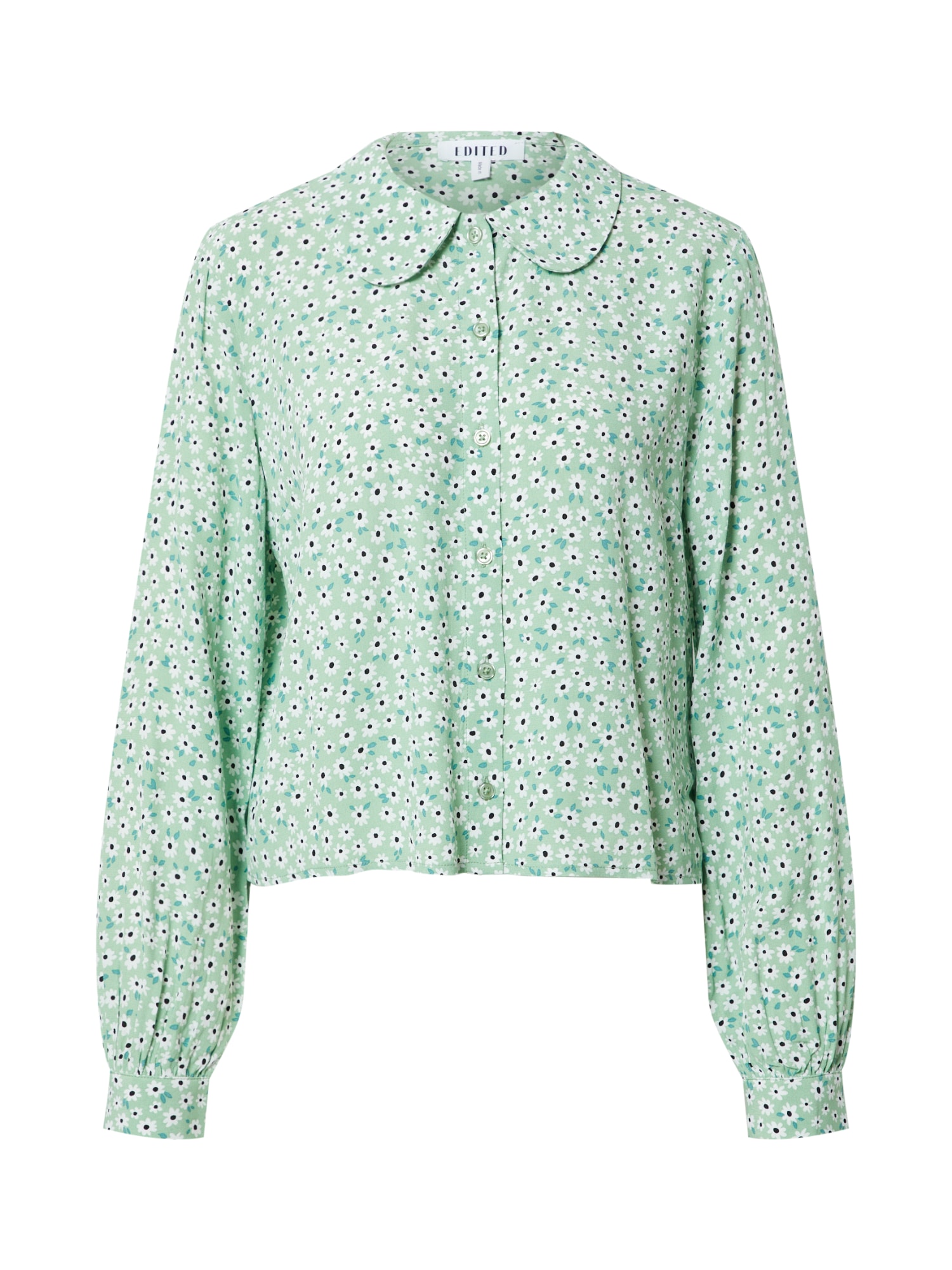 EDITED Bluza 'Jordin'  zelena / črna / bela