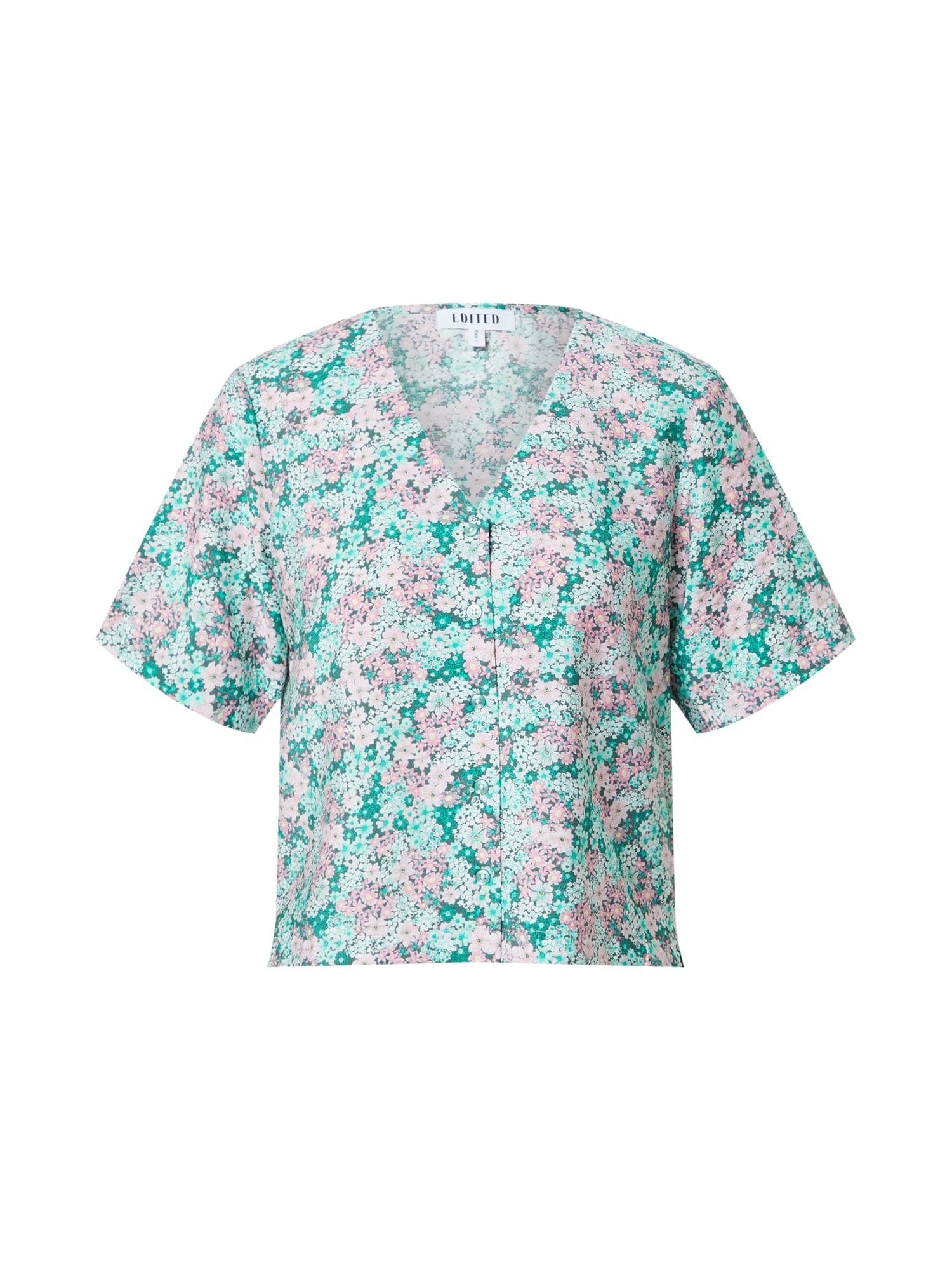 EDITED Bluza 'Naya'  zelena / žad / svetlo lila / roza