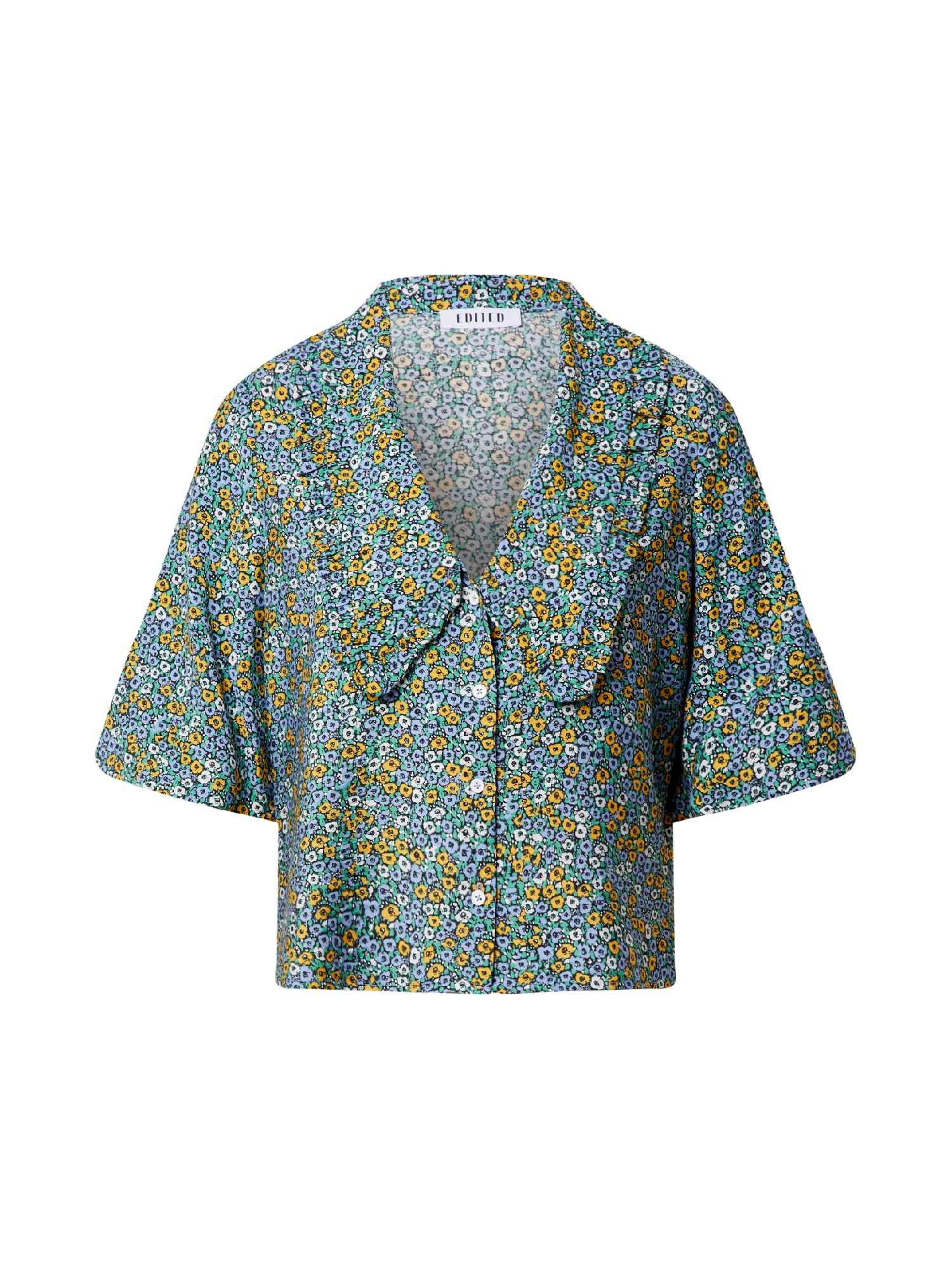 EDITED Bluza 'Selene'  modra / rumena / zelena / bela