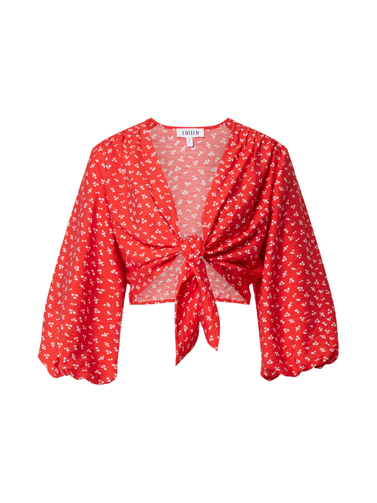 EDITED Bluza 'Tia'  rdeča / off-bela