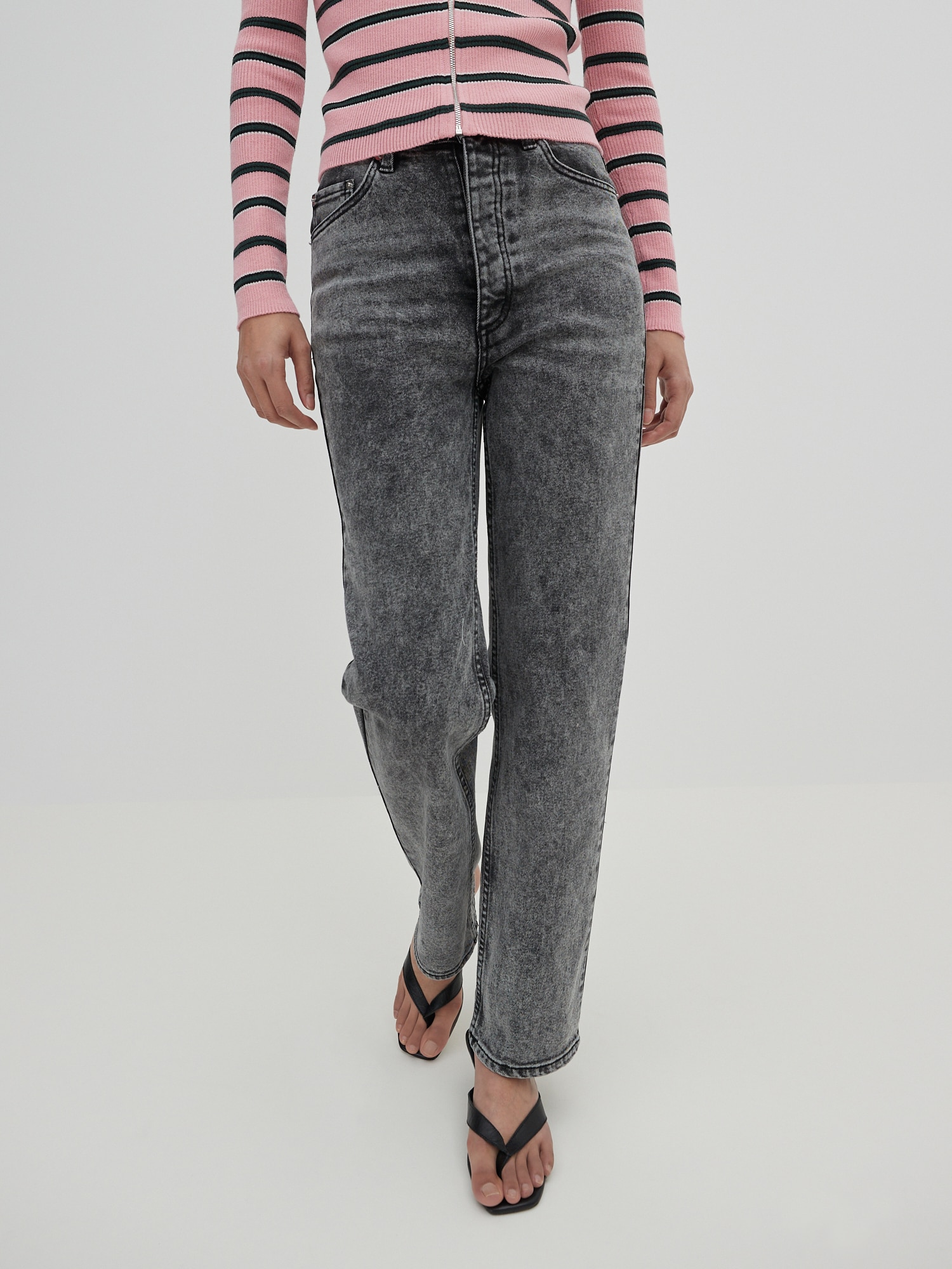 EDITED Kavbojke 'Simea'  črn denim