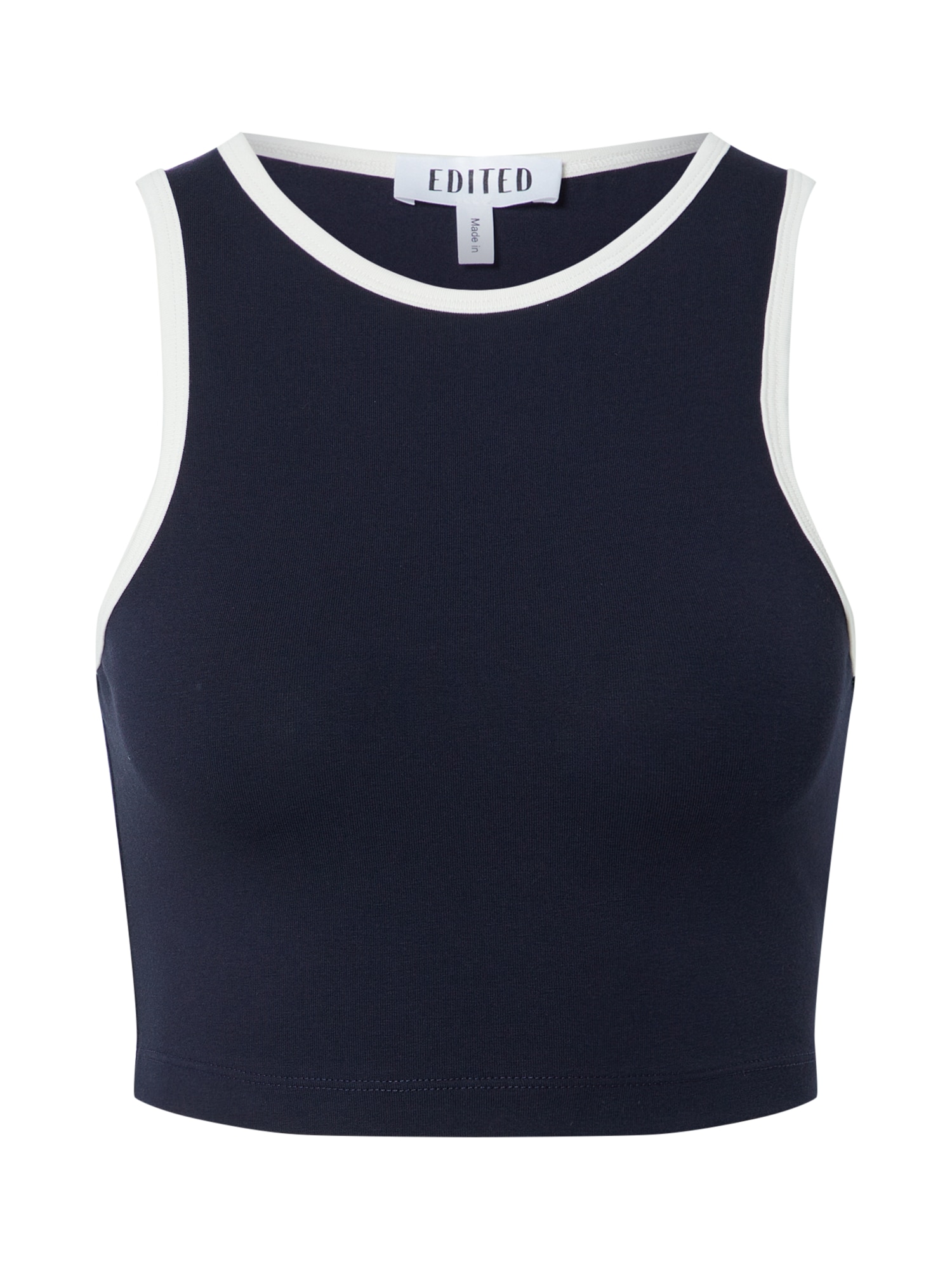 EDITED Top 'Lenni'  temno modra / bela