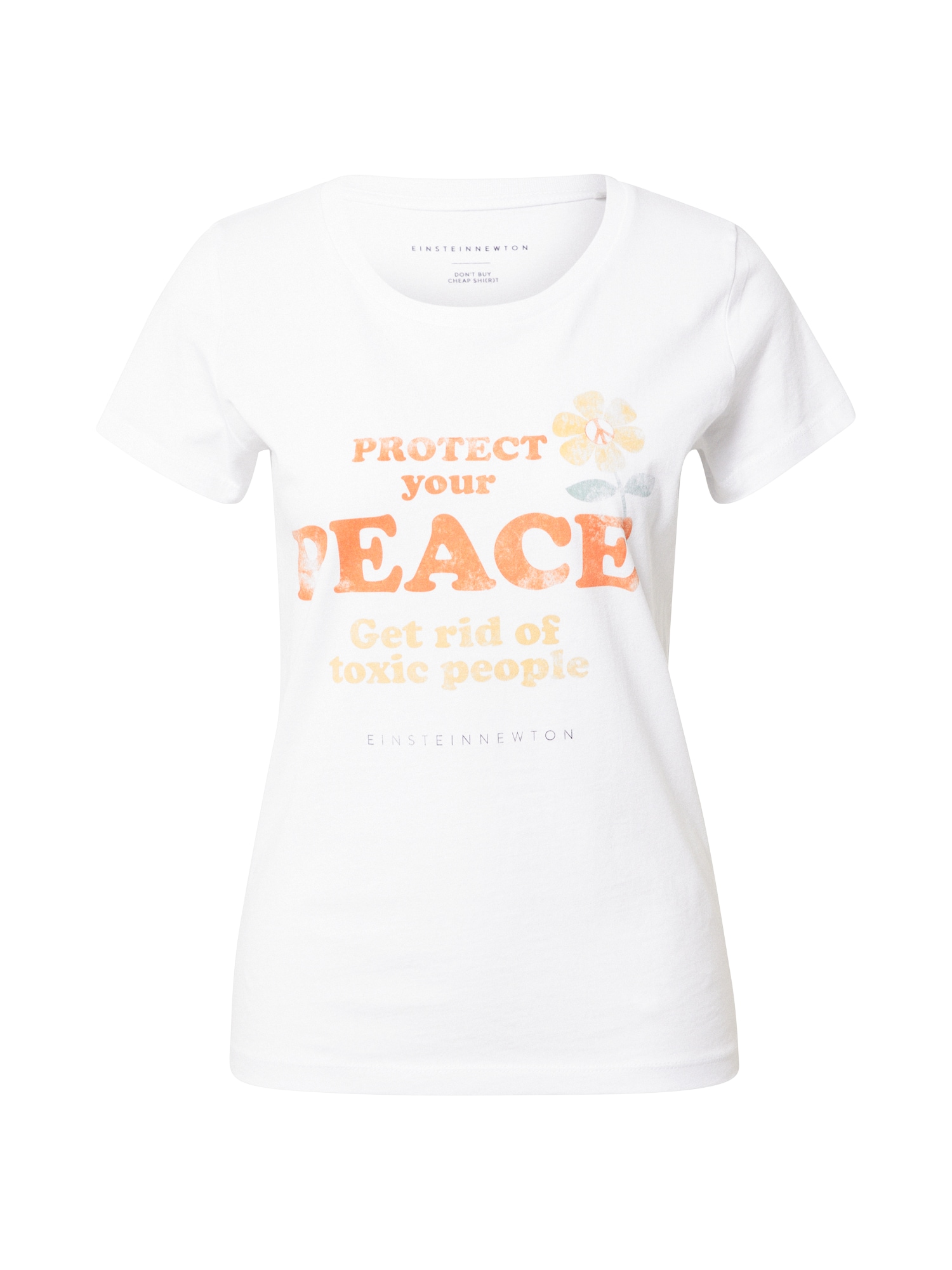 EINSTEIN & NEWTON Majica 'Peace'  dimno modra / zlato-rumena / oranžna / bela