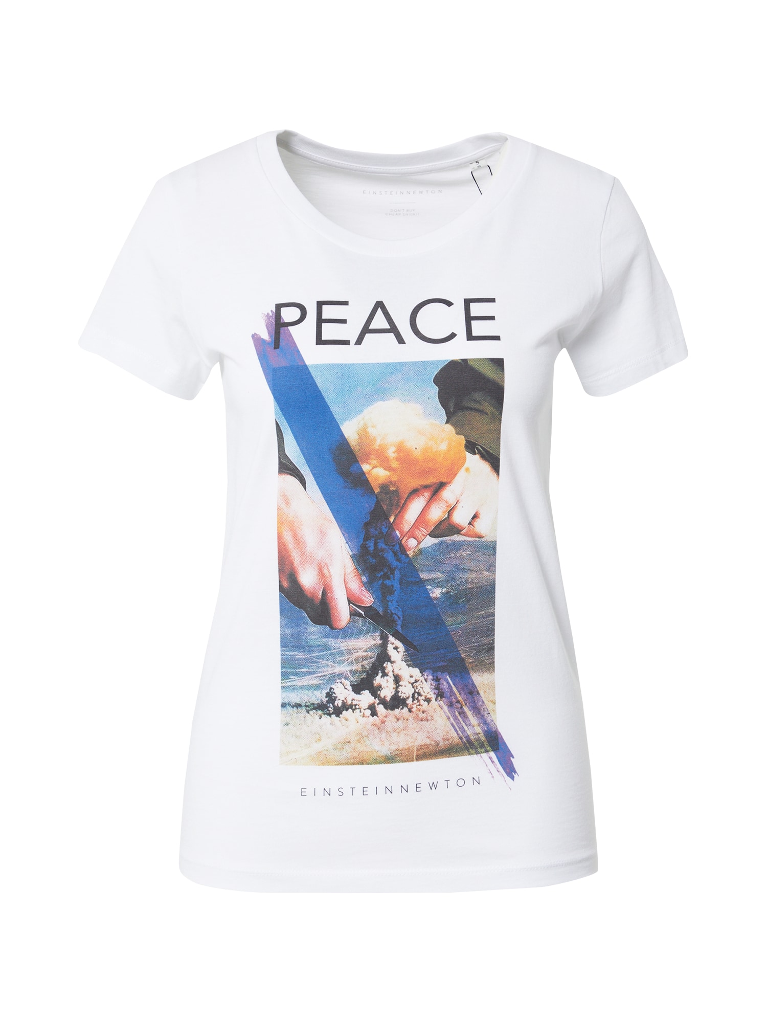 EINSTEIN & NEWTON Majica 'Peace'  mešane barve / bela