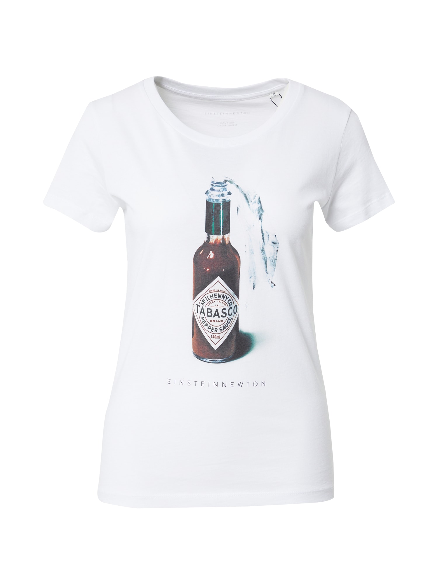 EINSTEIN & NEWTON Majica 'Sauce'  temno zelena / temno rdeča / bela
