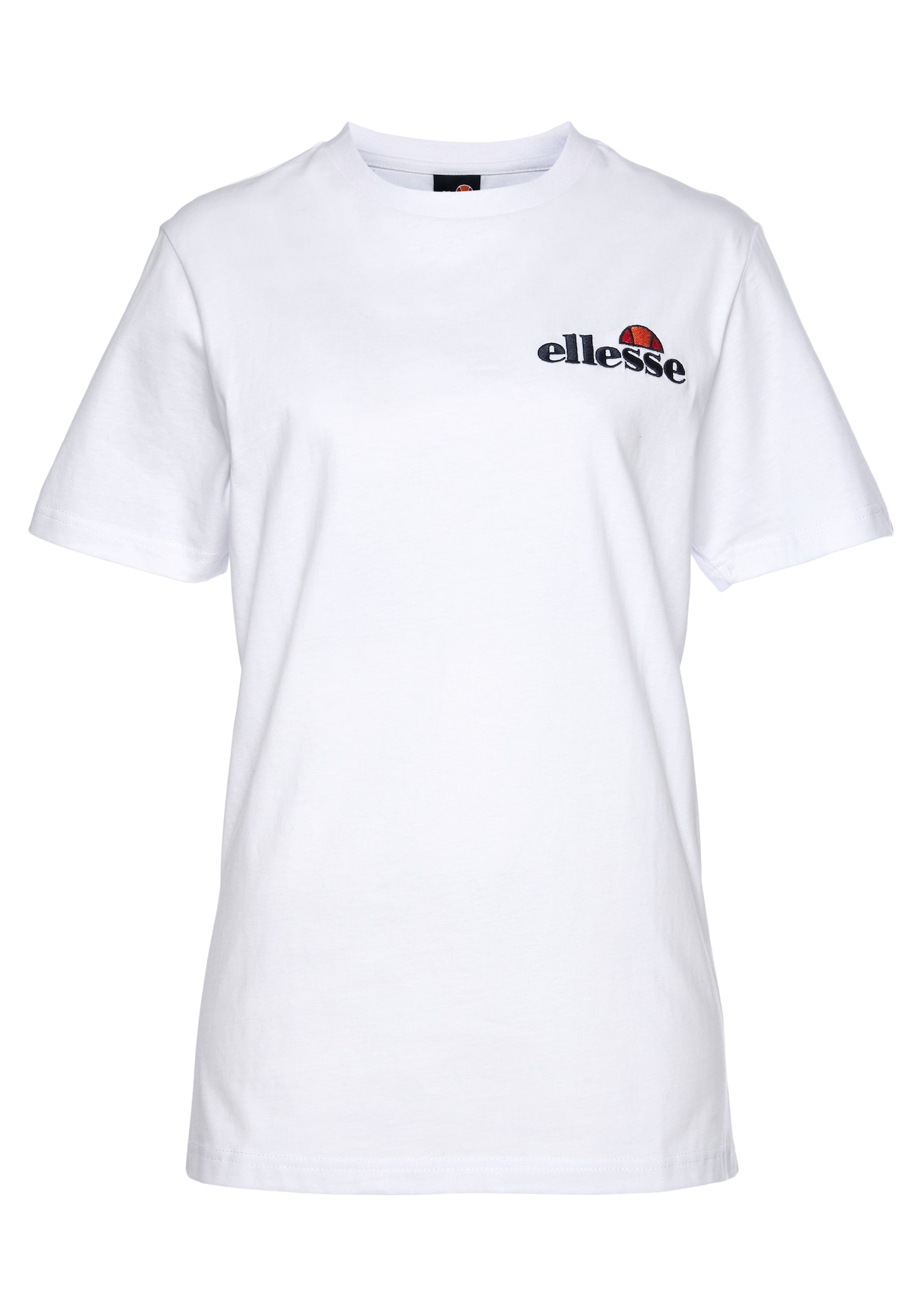 ELLESSE Majica  mornarska / oranžna / rdeča / bela