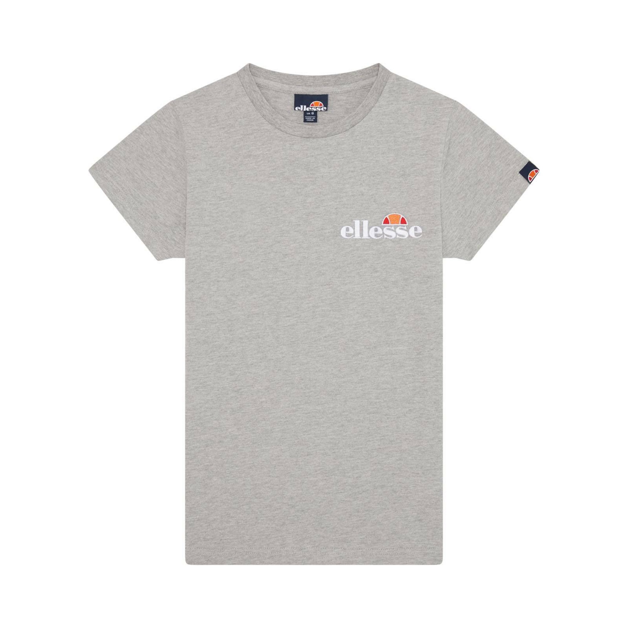 ELLESSE Majica  pegasto siva / oranžna / svetlo rdeča / bela