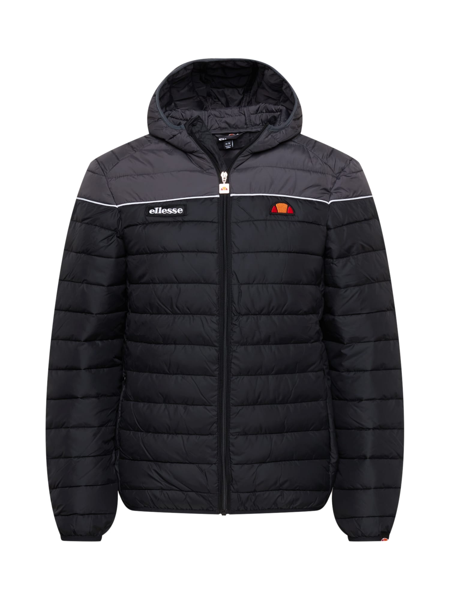 ELLESSE Prehodna jakna 'Lombardy'  temno siva / grenada / črna / bela
