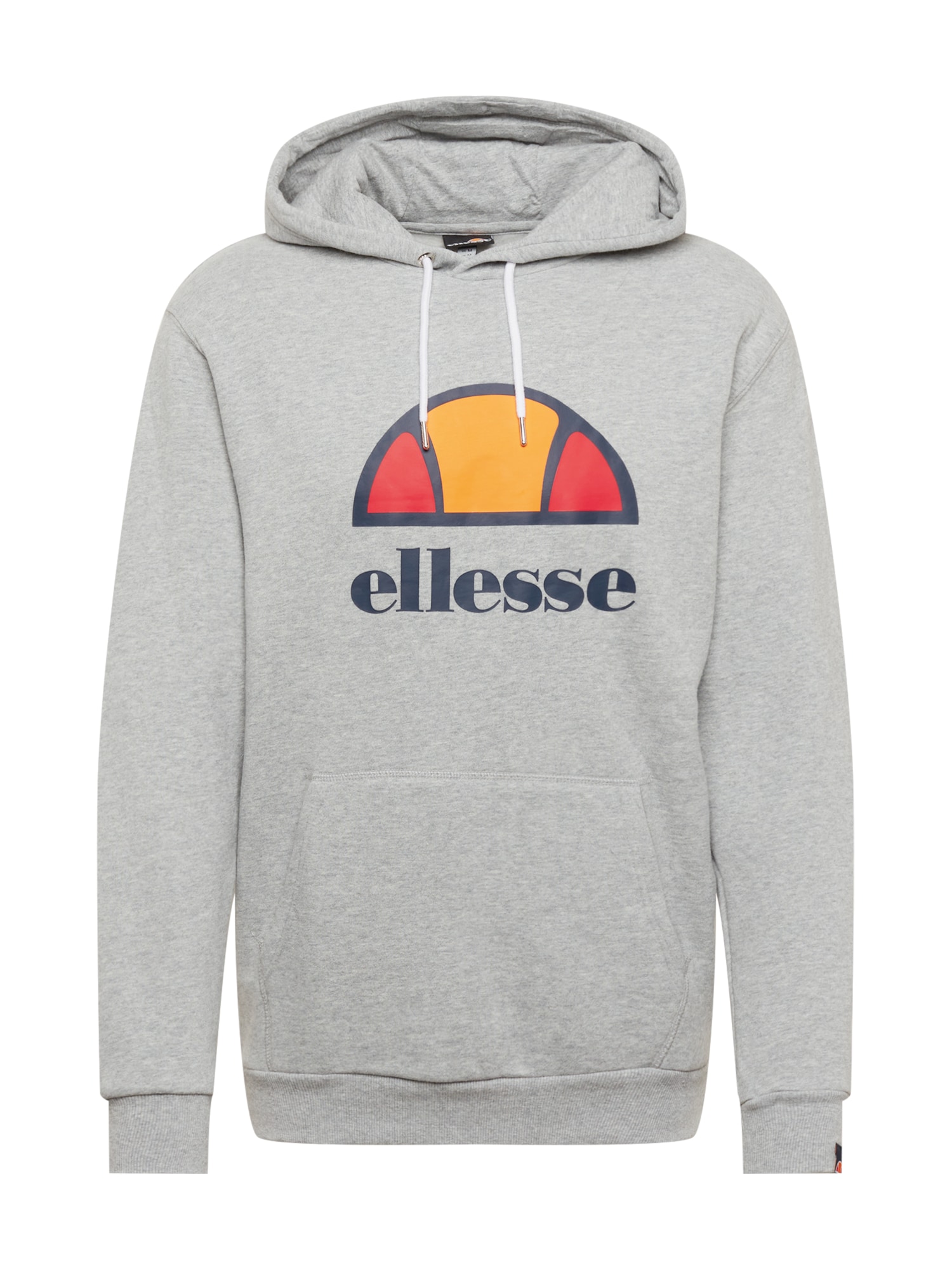 ELLESSE Športna majica 'Dahryl'  pegasto siva / oranžna / črna