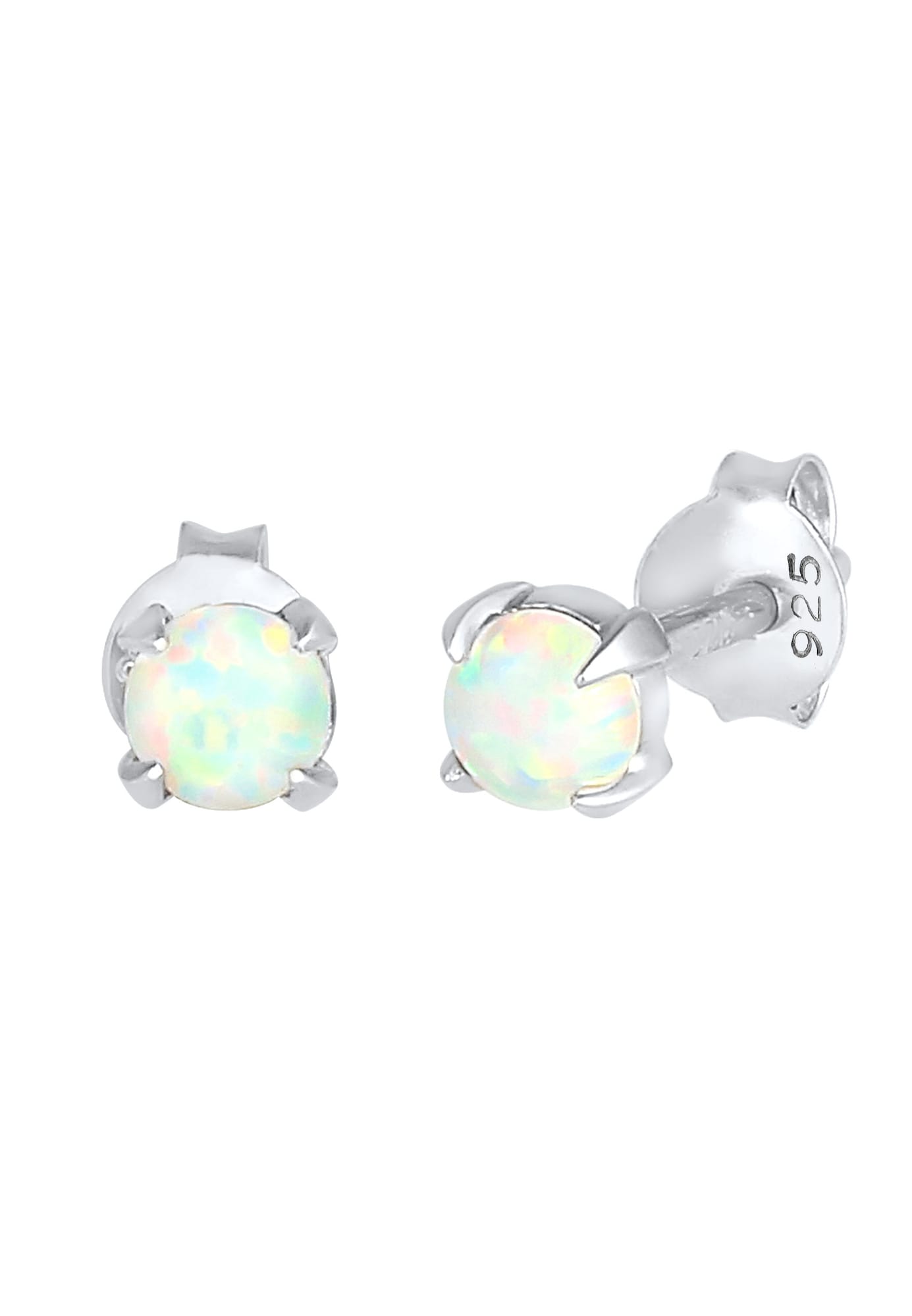 ELLI Uhani  opal / srebrna