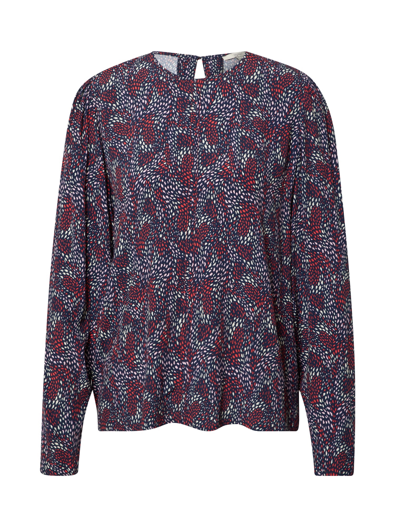 ESPRIT Bluza  mornarska / lila / rdeča / bela