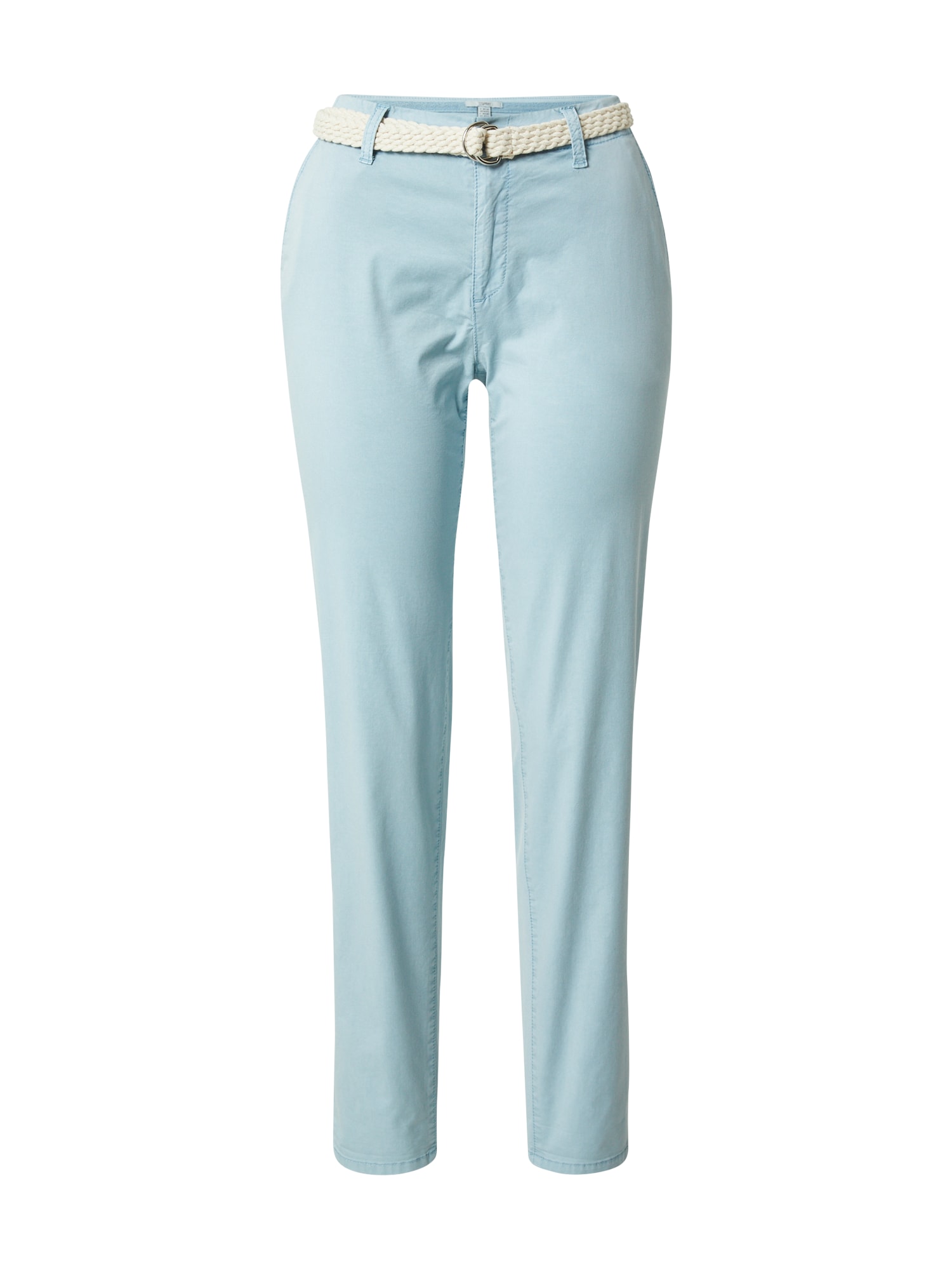 ESPRIT Chino hlače  pastelno modra
