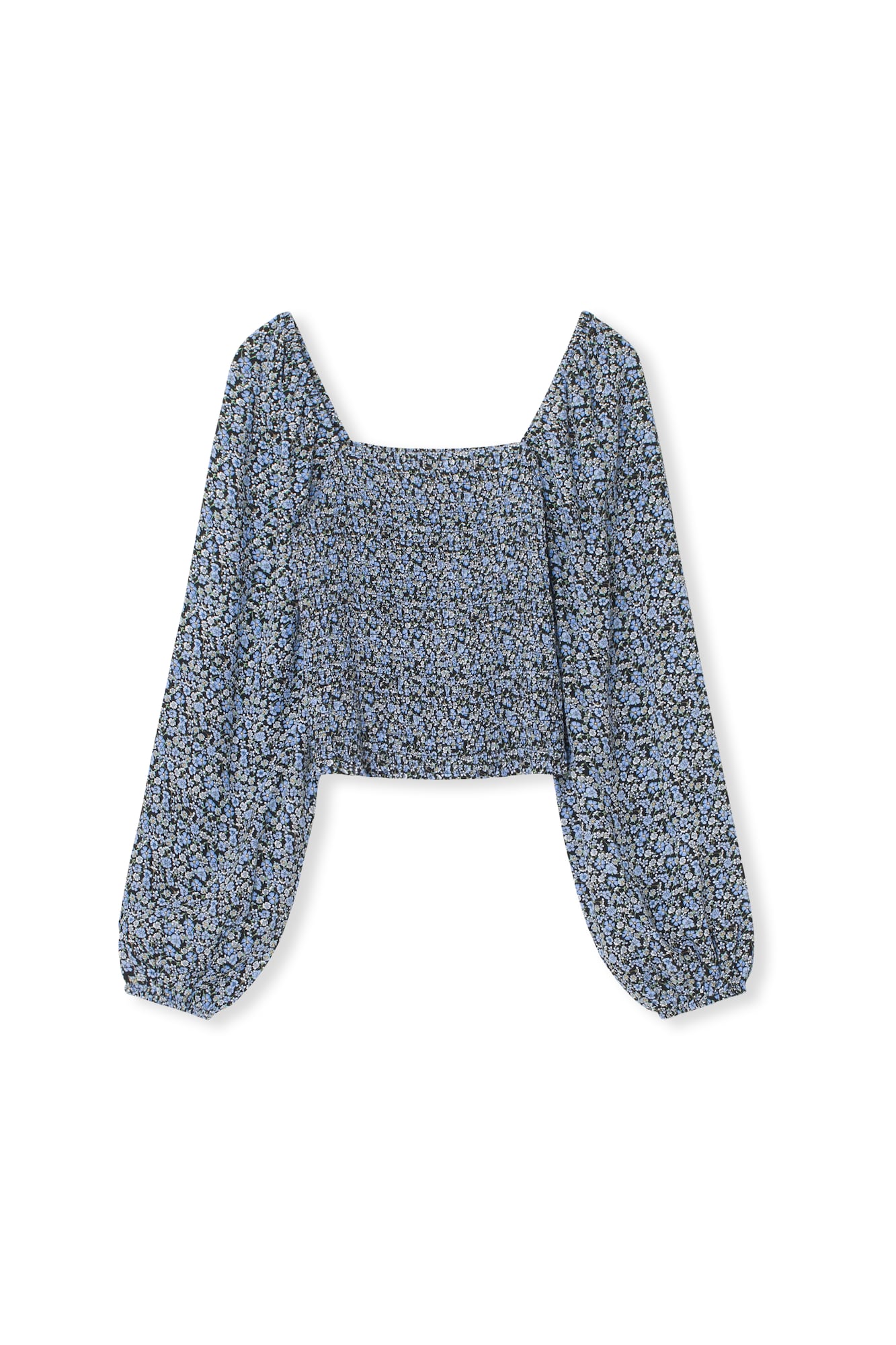 Envii Bluza 'Kula'  azur / nebeško modra / jajčevec / bela