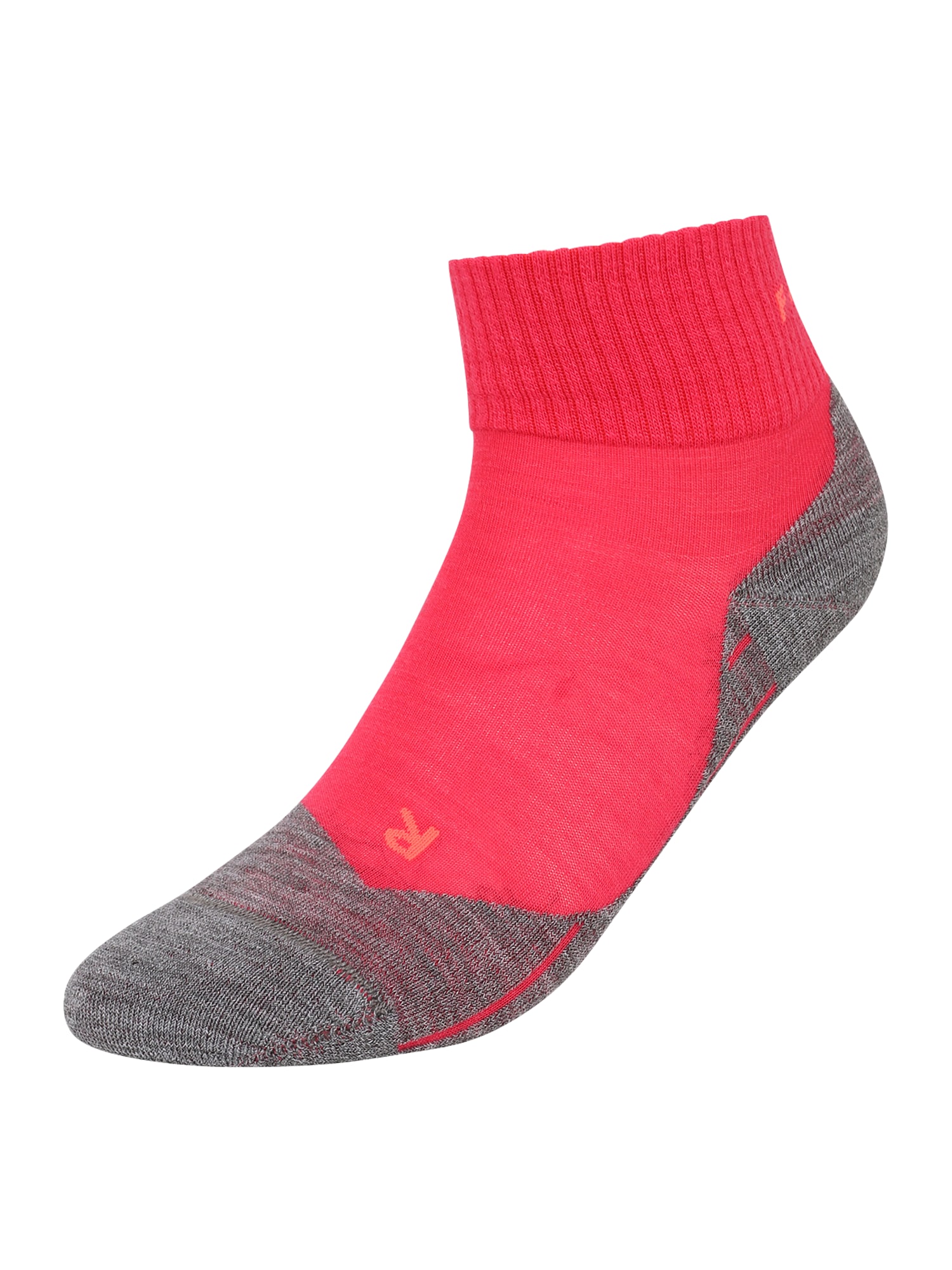 FALKE Športne nogavice  pegasto siva / roza / rdeča