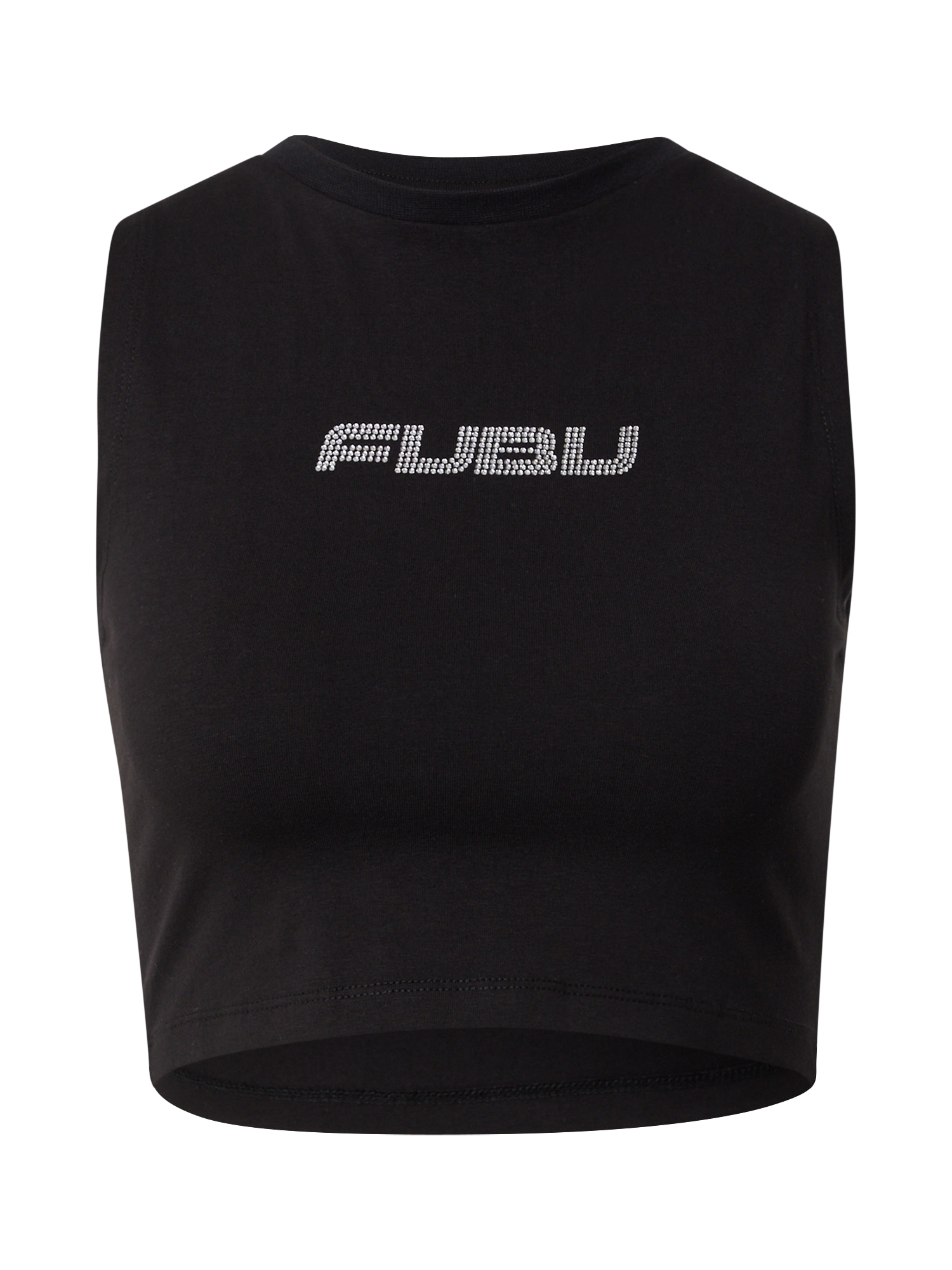 FUBU Top  črna / transparentna