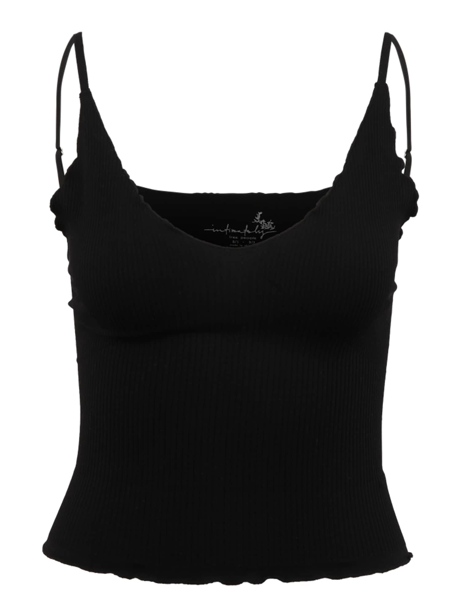 Free People Majica za spanje 'EASY TO LOVE'  črna