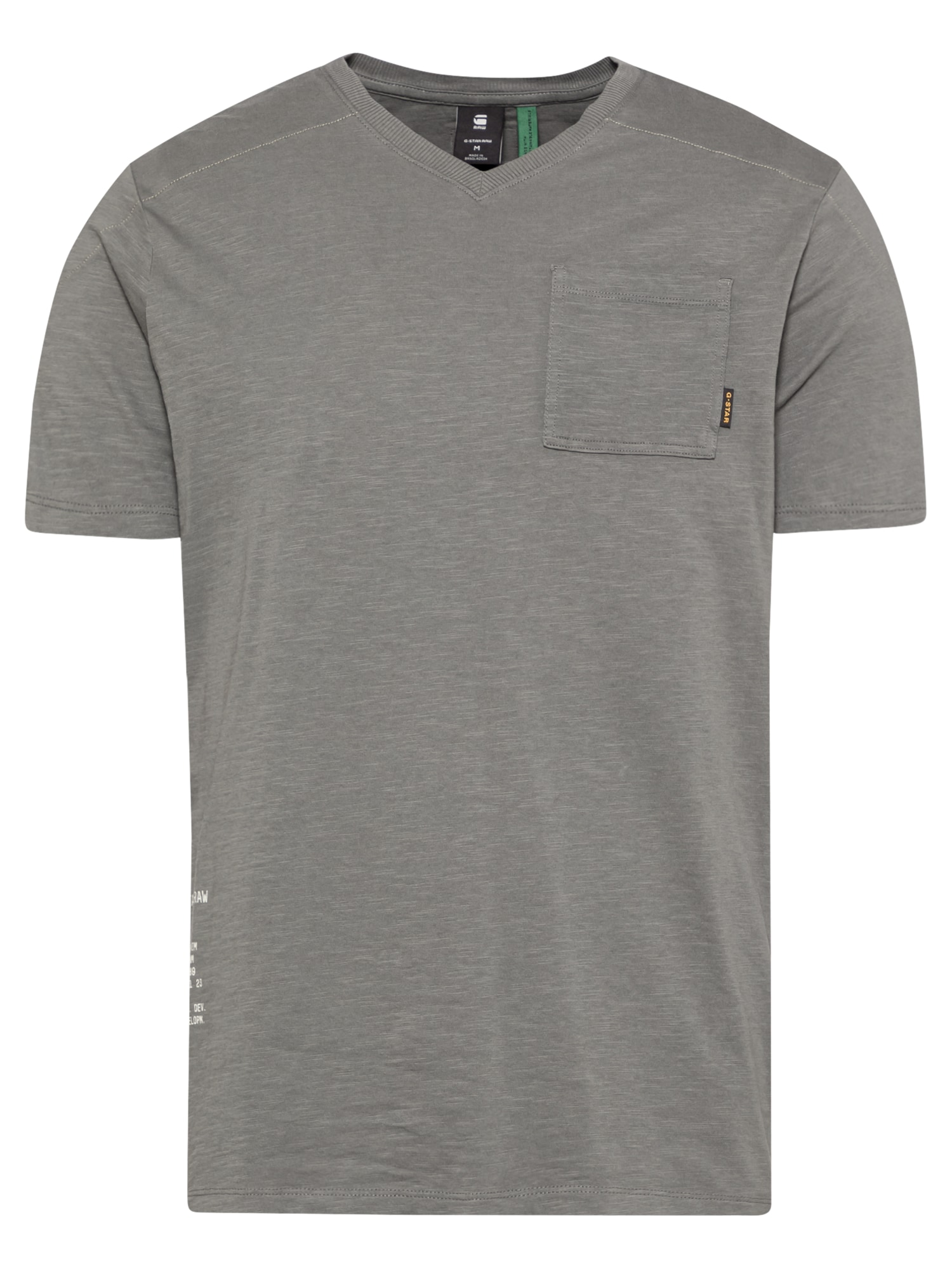 G-Star RAW Majica  siva / bela