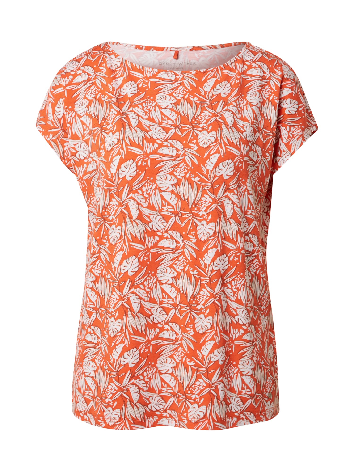 GERRY WEBER Majica  svetlo rdeča / temno rdeča / bela