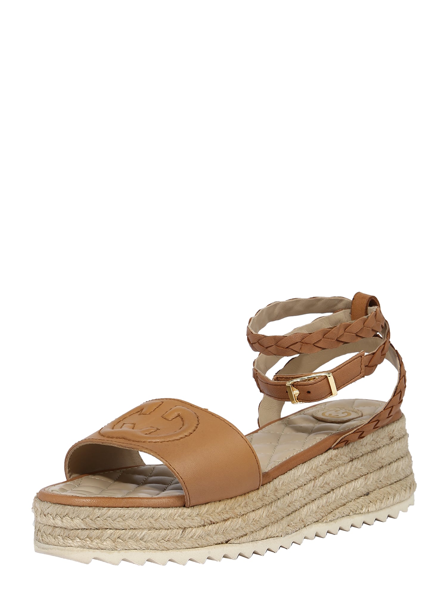 GERRY WEBER Sandali s paščki 'BARI'  rjava