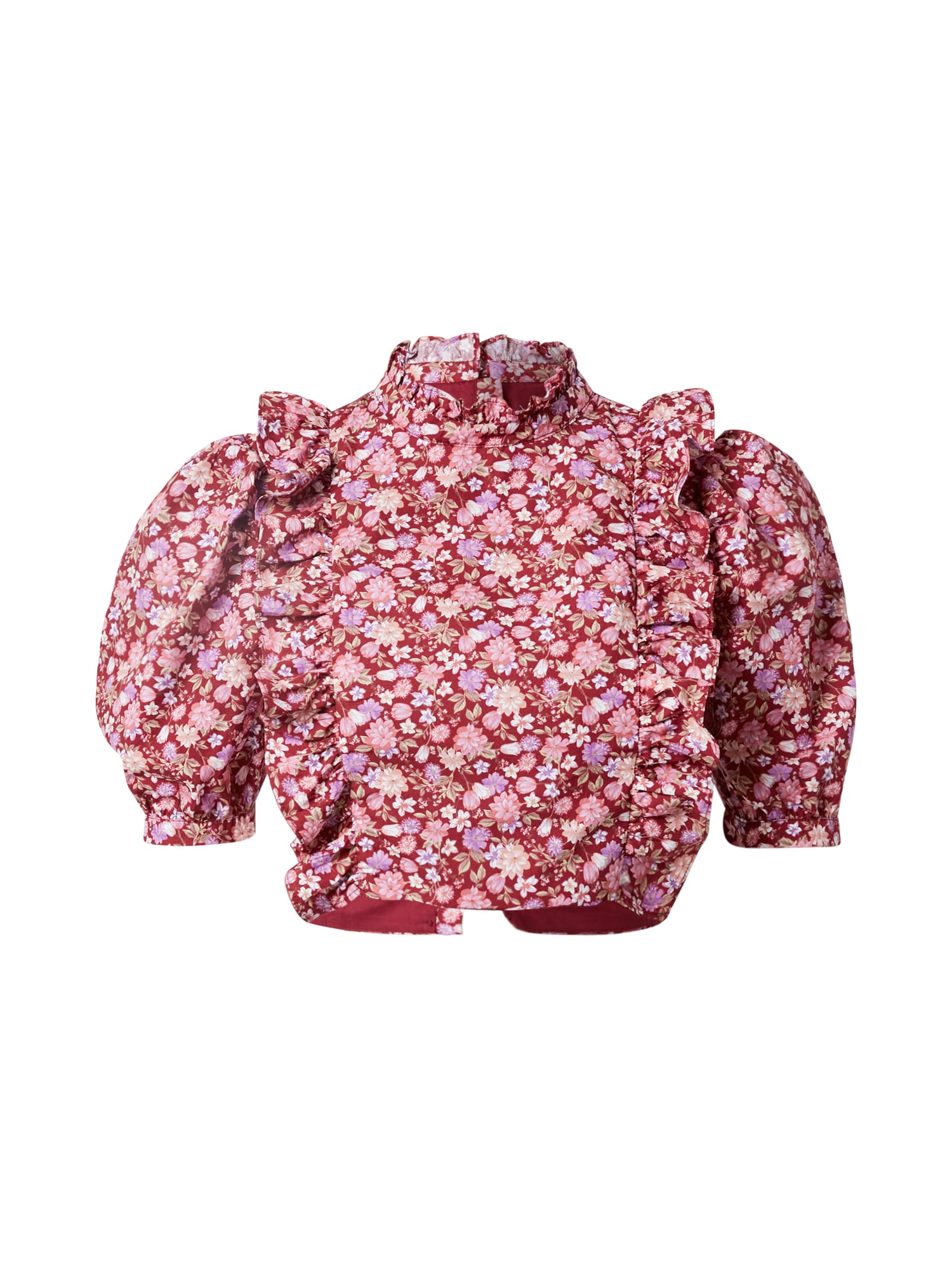 GLAMOROUS Top  mešane barve / burgund