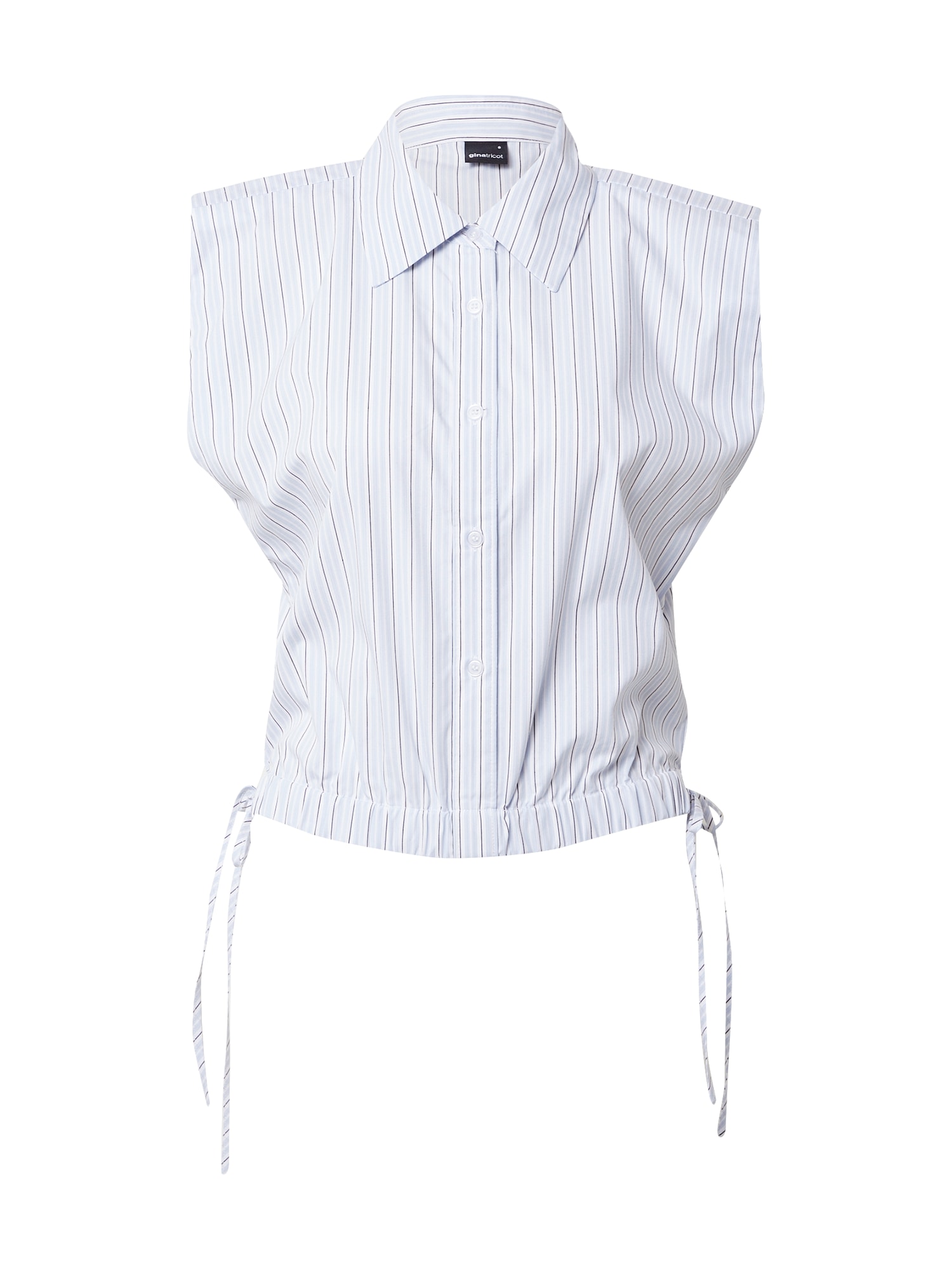 Gina Tricot Bluza 'Leila'  svetlo modra / temno modra / bela