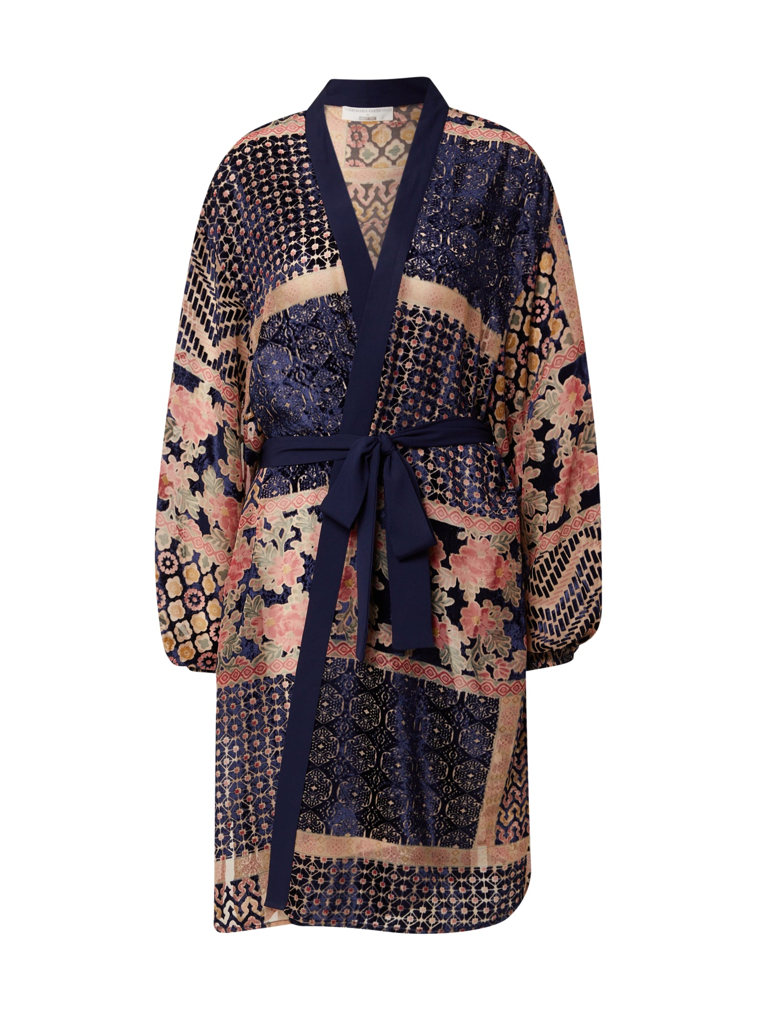 Guido Maria Kretschmer Collection Kimono 'Duffy Kimono'  modra / mešane barve / rdeča