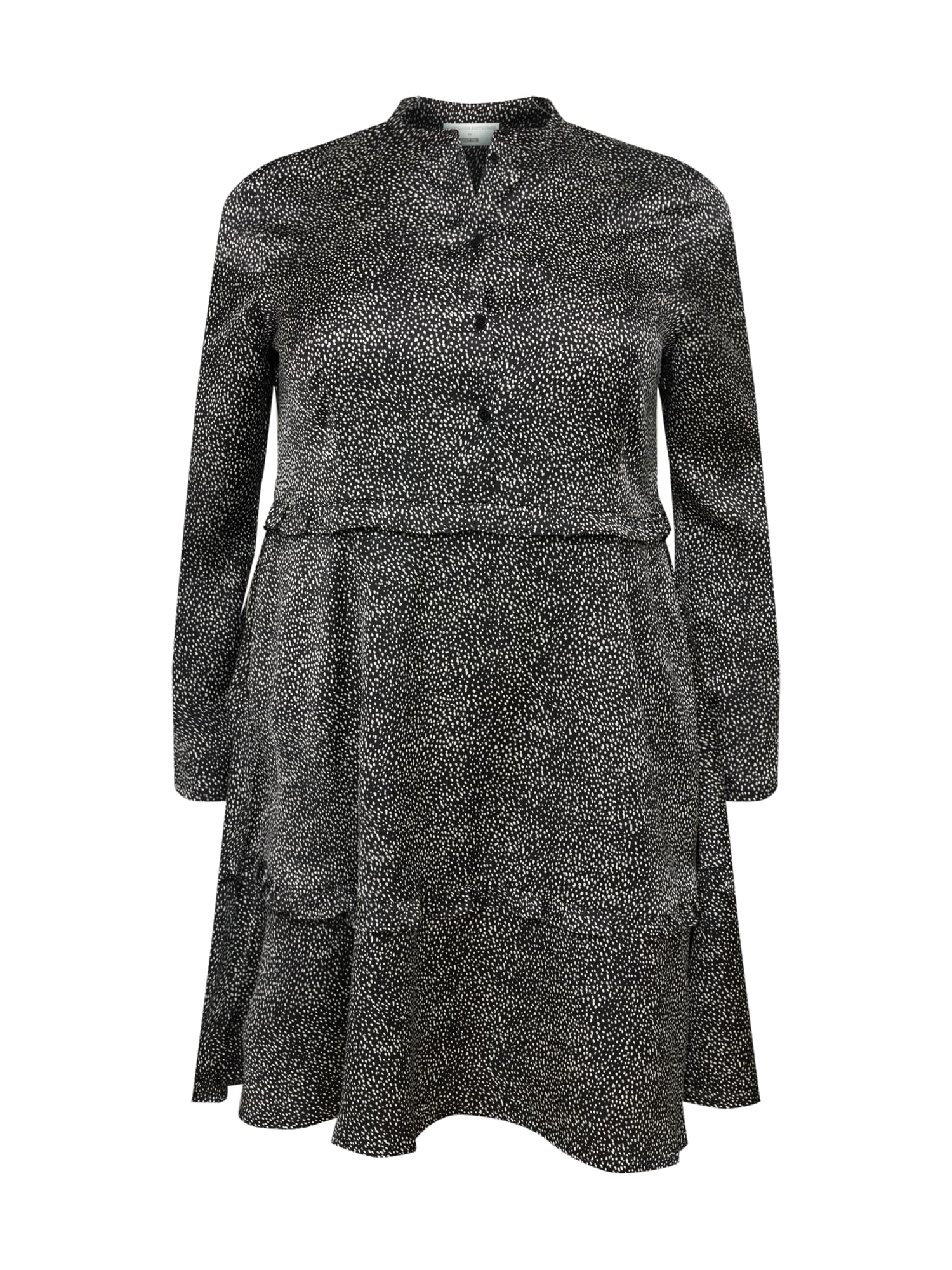 Guido Maria Kretschmer Curvy Collection Dolga srajca 'Janet'  črna / bela