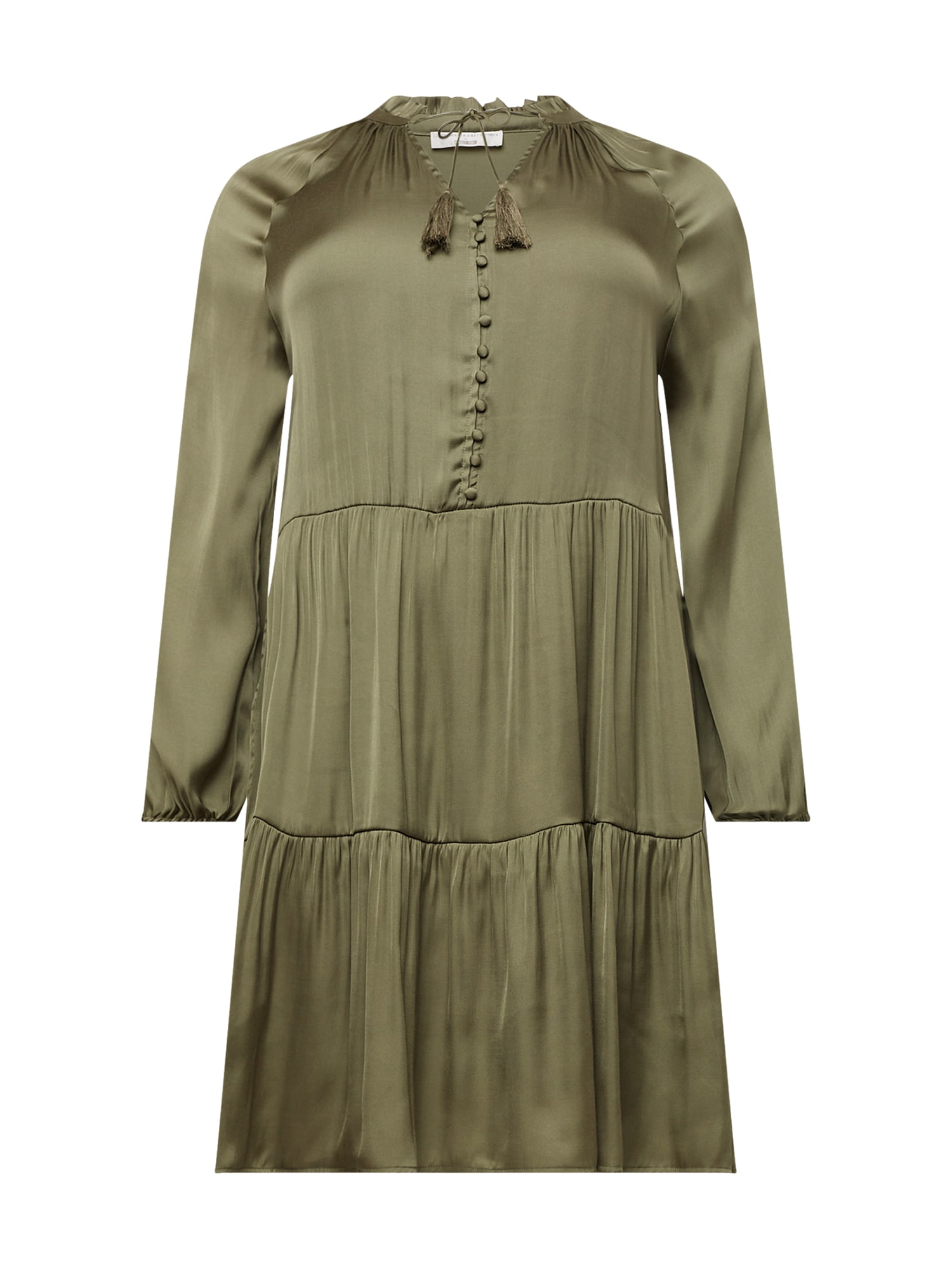 Guido Maria Kretschmer Curvy Collection Dolga srajca 'Jula'  kaki