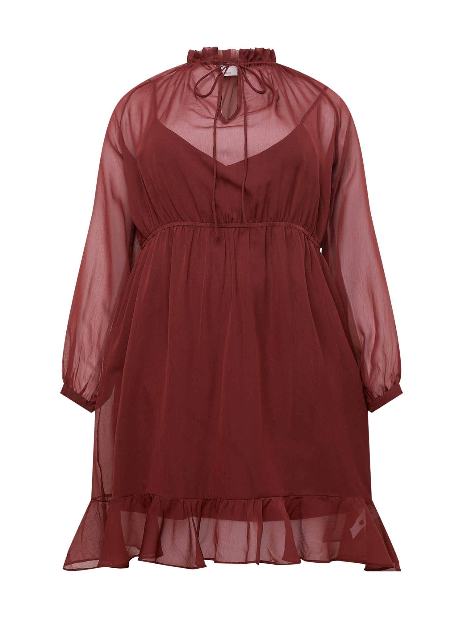 Guido Maria Kretschmer Curvy Collection Obleka 'Abby'  rjasto rjava