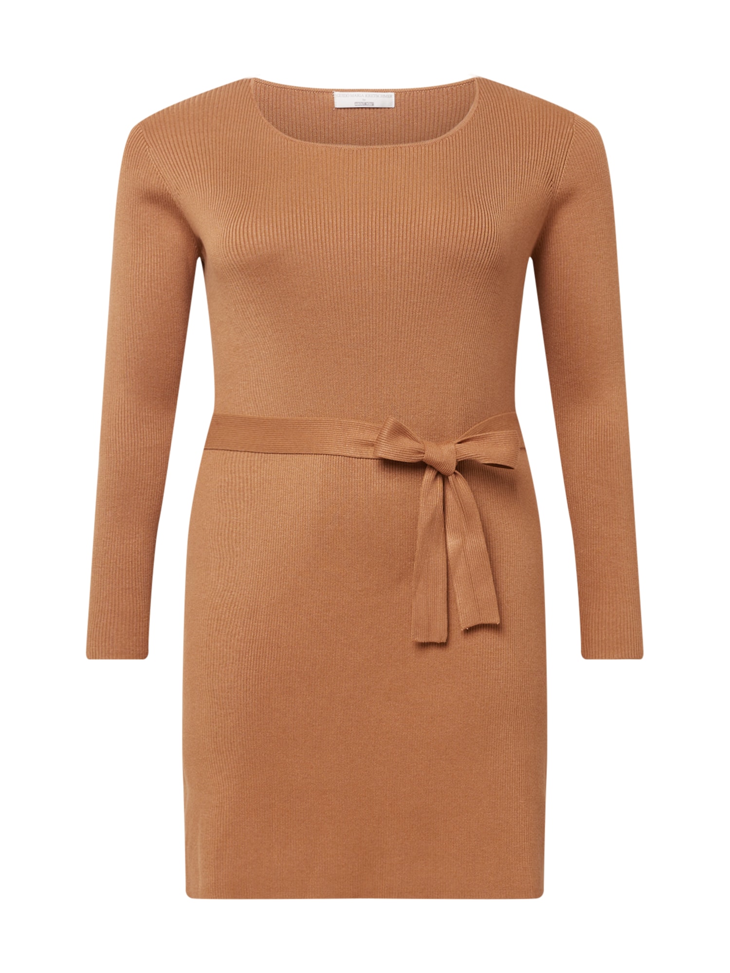 Guido Maria Kretschmer Curvy Collection Pletena obleka 'Gesa'  karamel