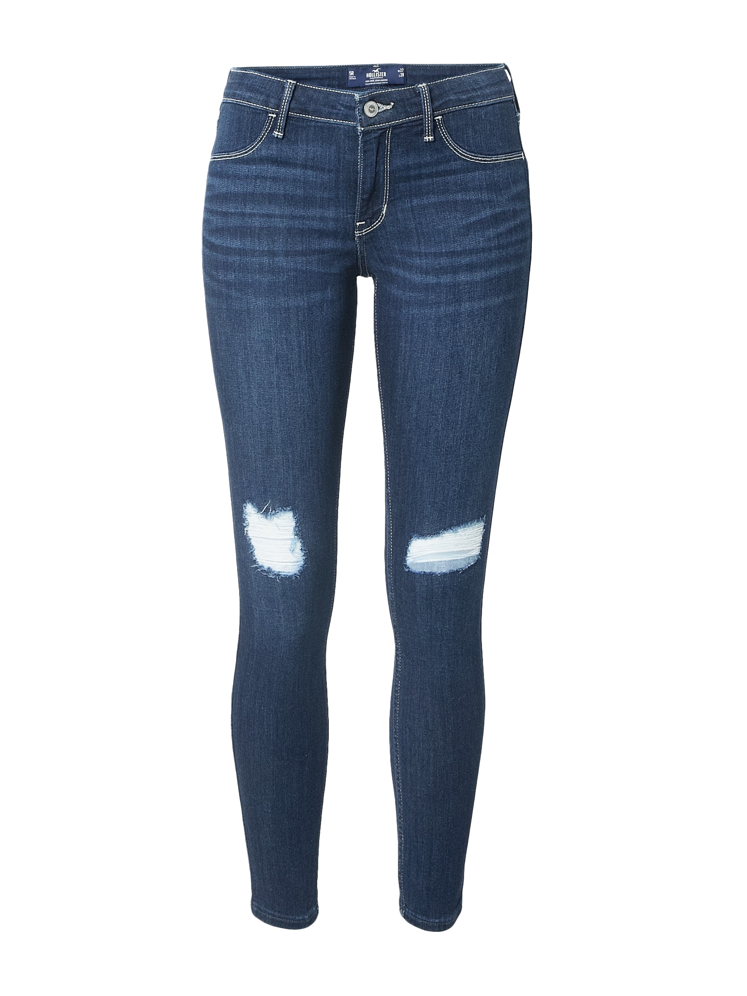 HOLLISTER Kavbojke  temno modra