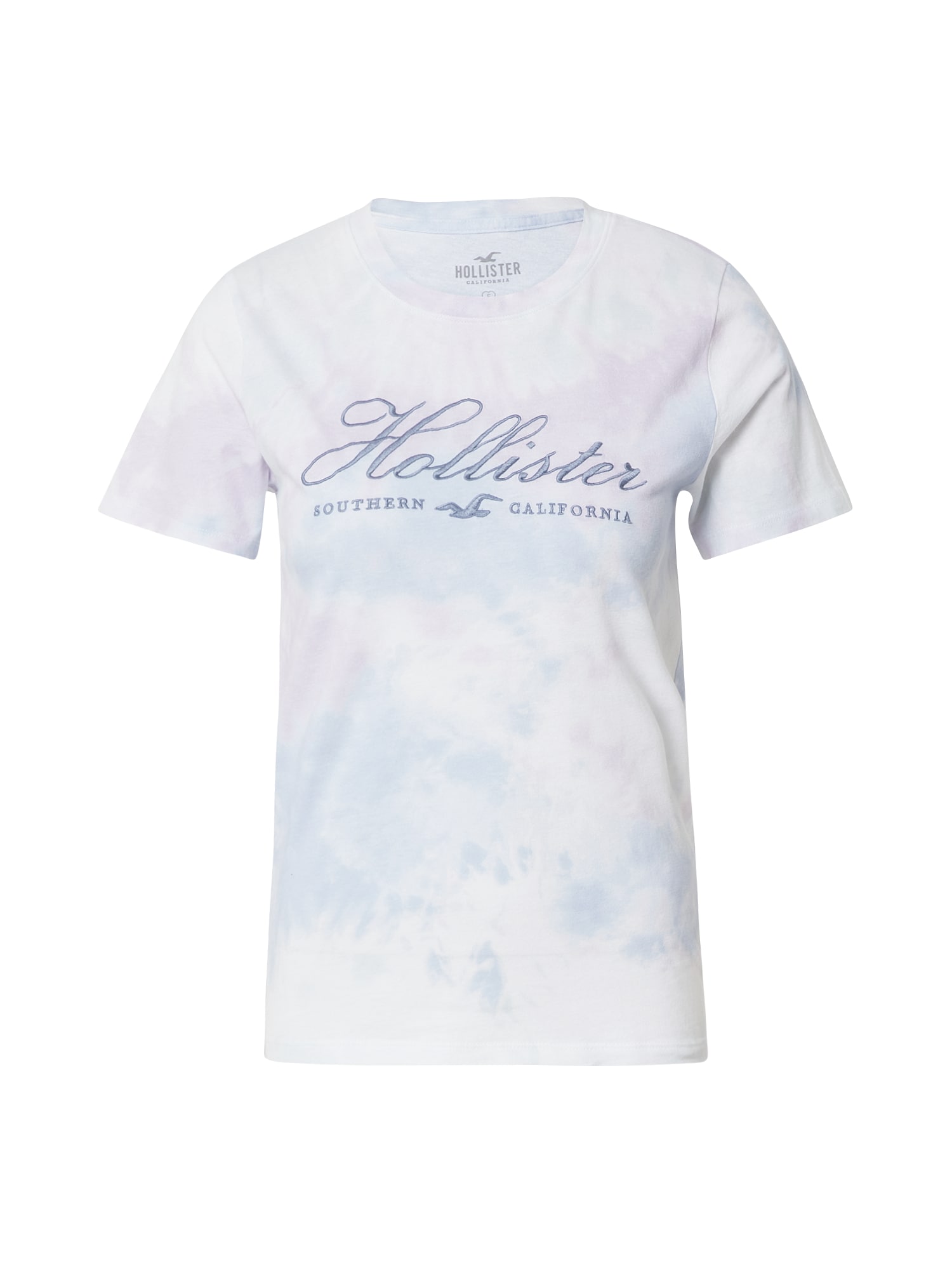 HOLLISTER Majica  svetlo modra / svetlo roza / bela