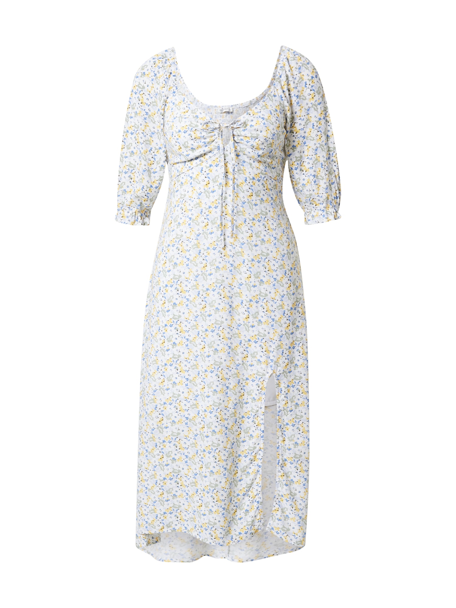HOLLISTER Obleka  nebeško modra / rumena / pastelno zelena / črna / off-bela