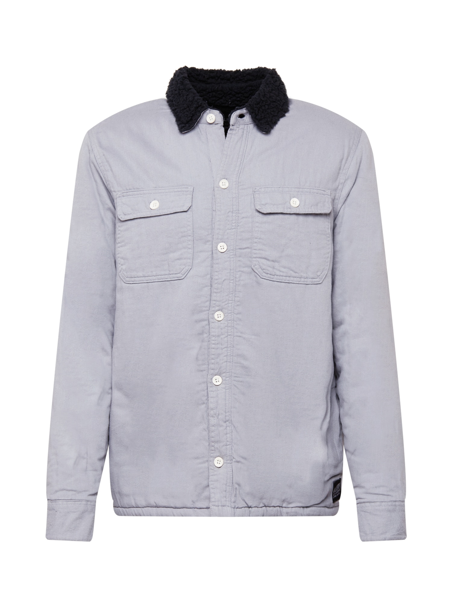 HOLLISTER Prehodna jakna 'ELEVATED'  siva / črna