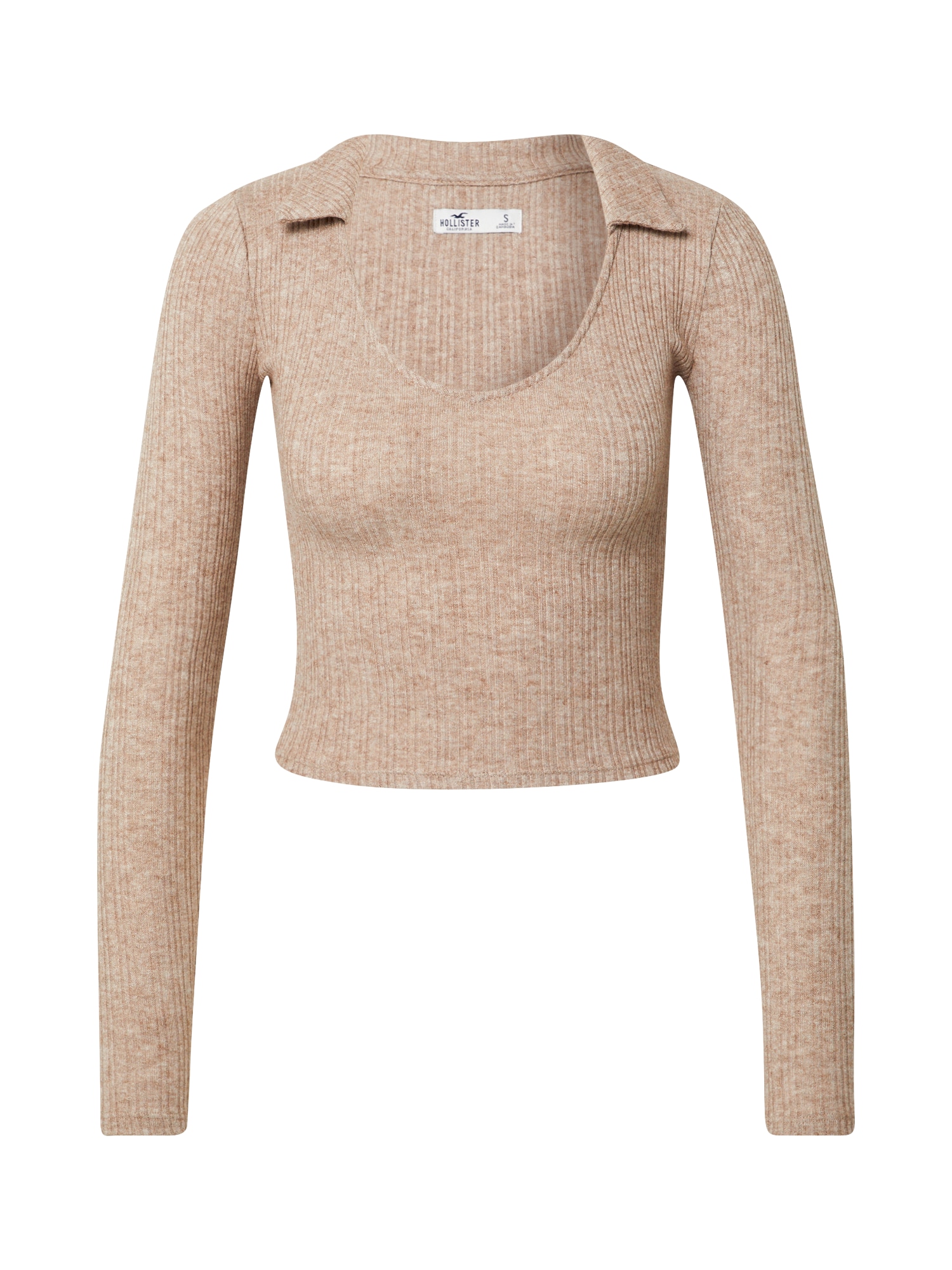 HOLLISTER Pulover  pikčasto rjava