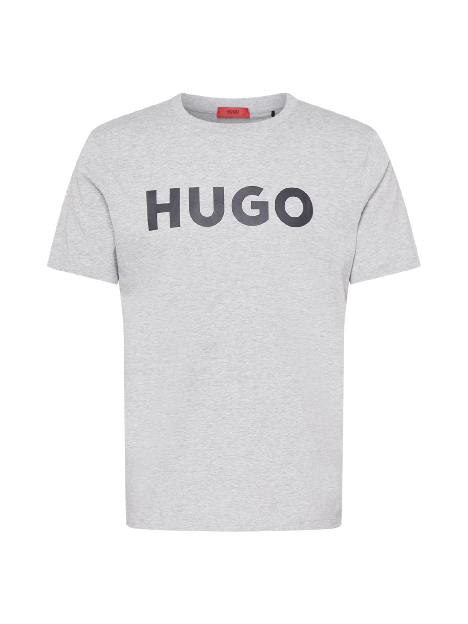 HUGO Majica 'Dulivio'  pegasto siva / črna