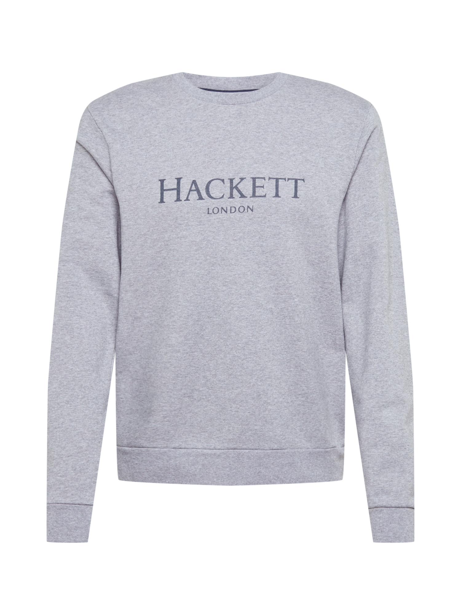 Hackett London Majica  temno siva / pegasto siva