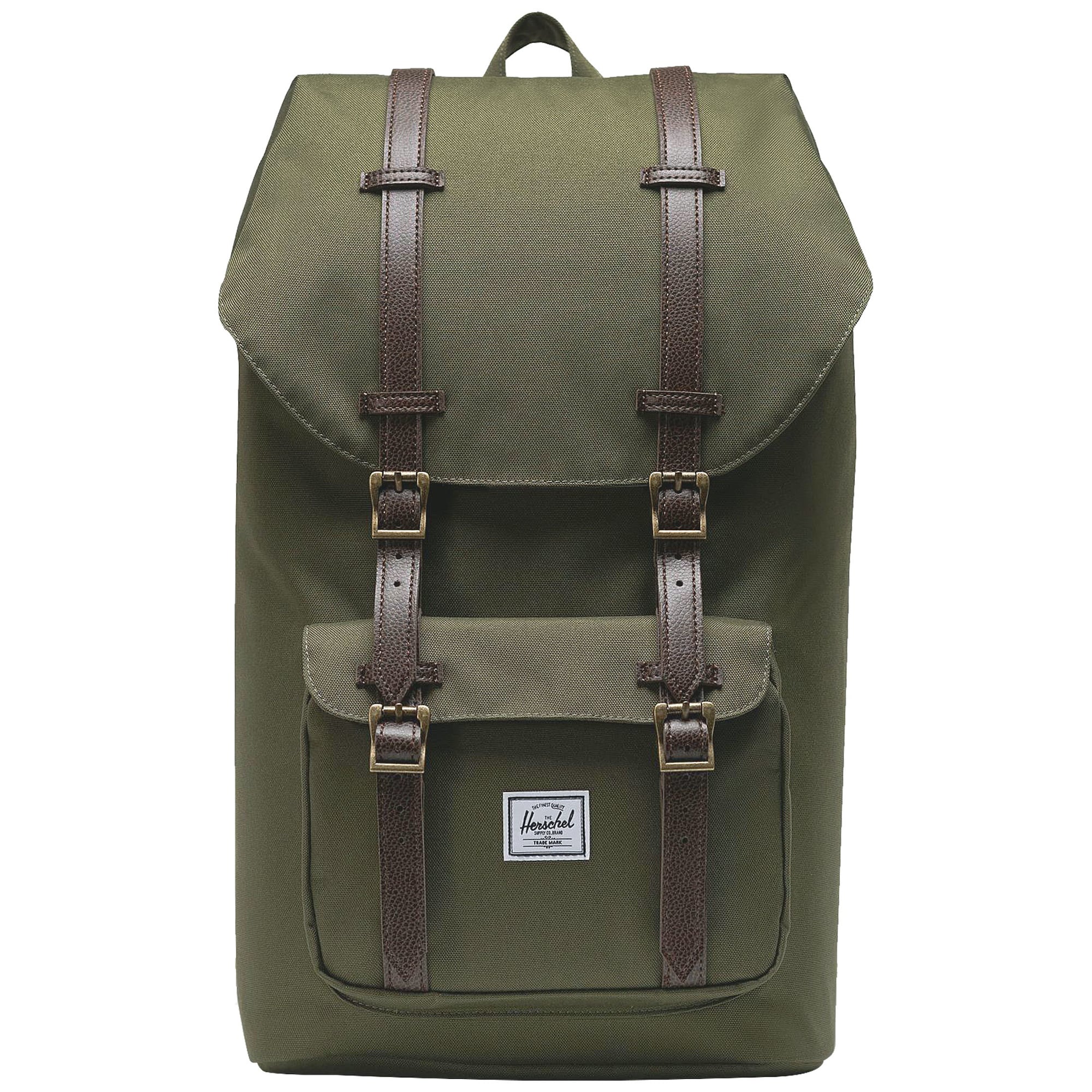 Herschel Nahrbtnik 'Little America'  temno rjava / siva / kaki