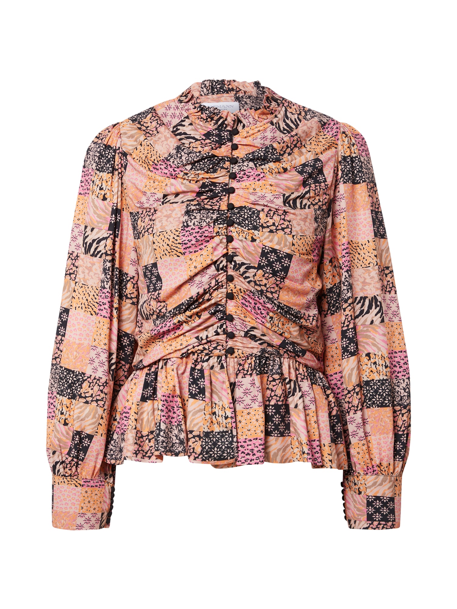 Hofmann Copenhagen Bluza 'Morgane'  losos / roza / črna