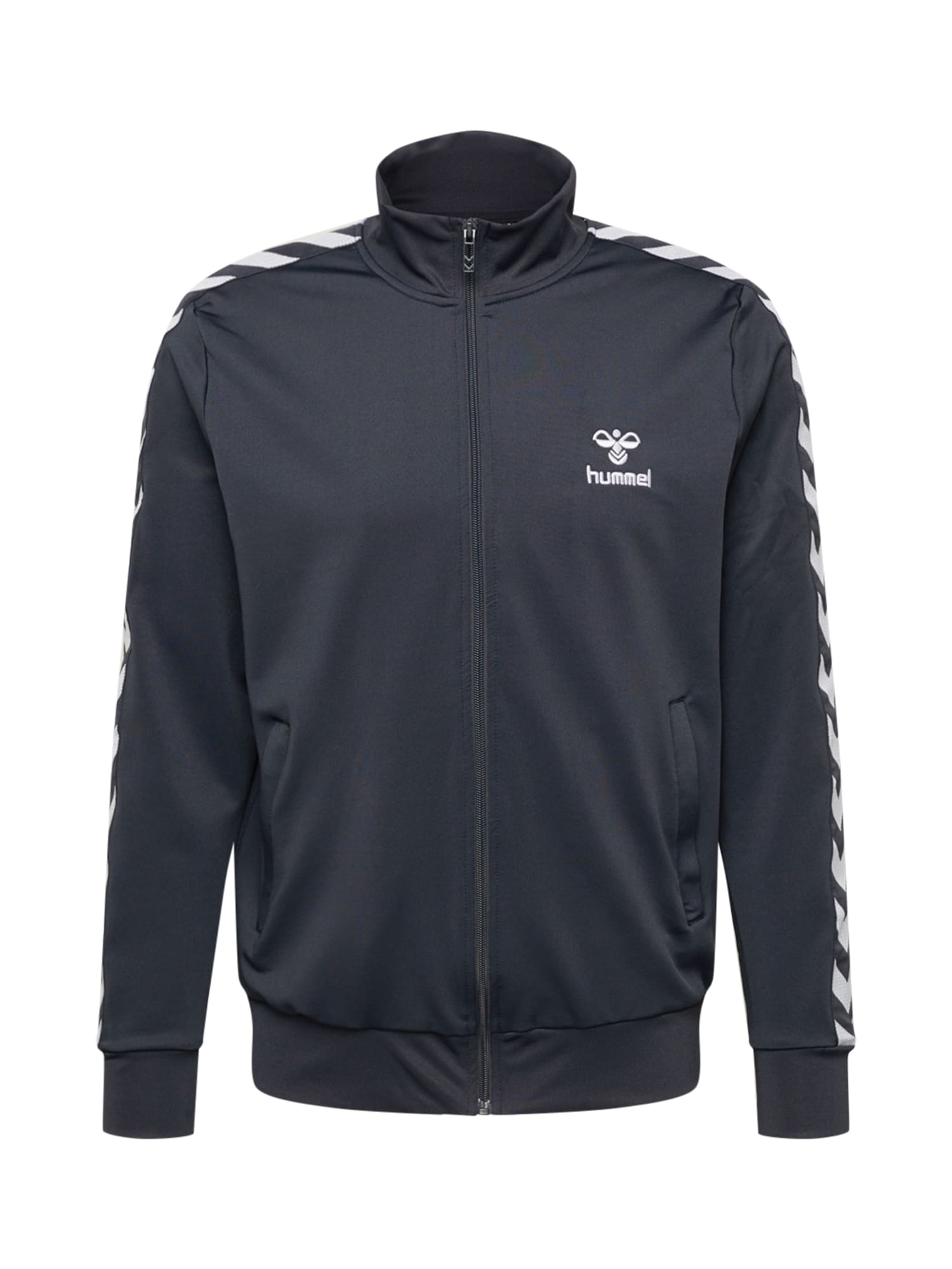 Hummel Športna jopa na zadrgo 'NATHAN 2.0'  nočno modra / bela