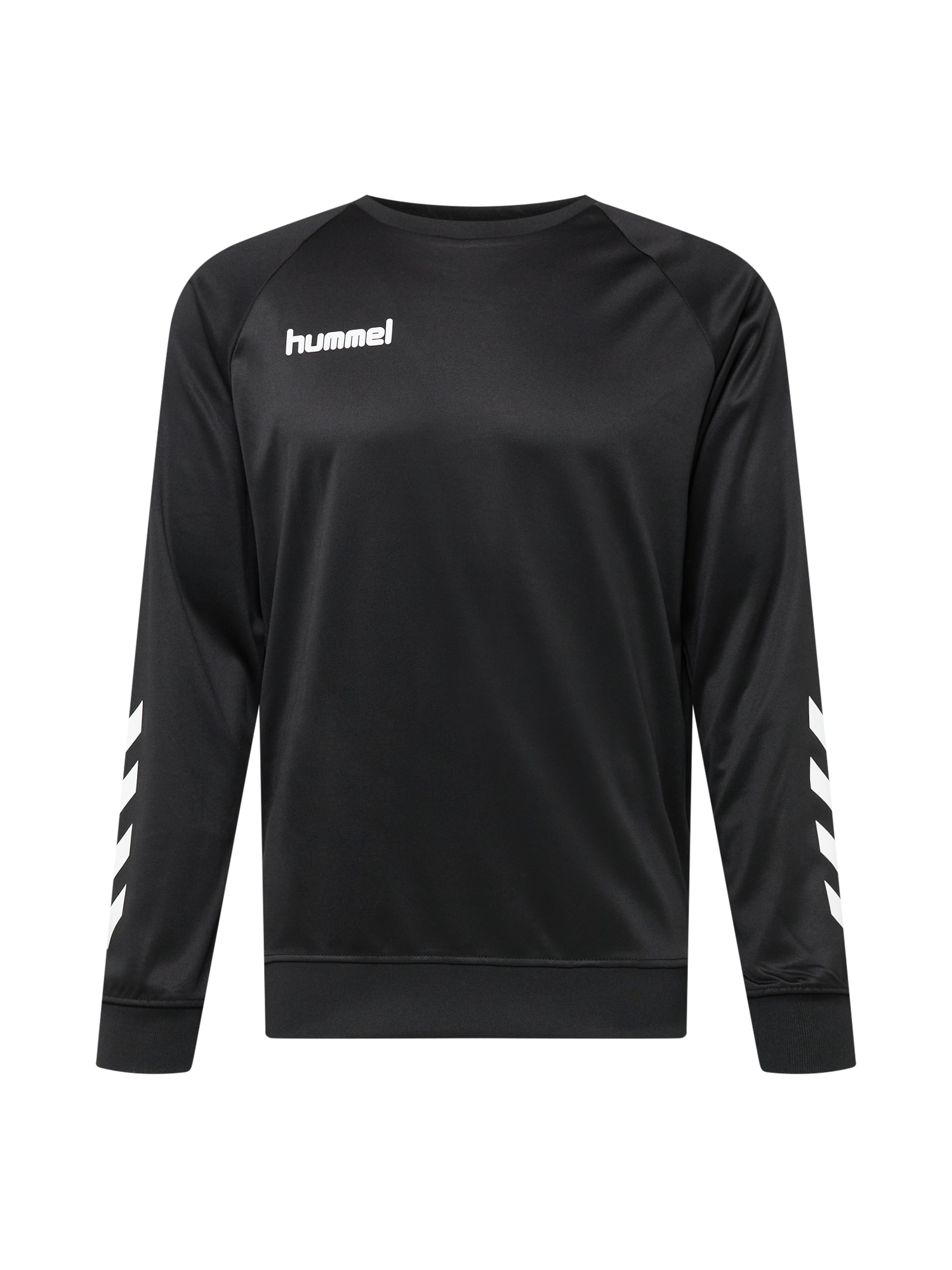 Hummel Športna majica  črna / bela