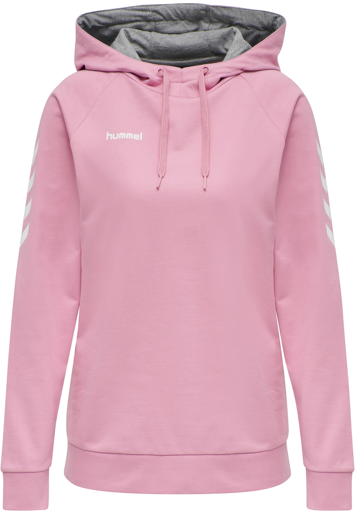 Hummel Športna majica  svetlo roza / bela