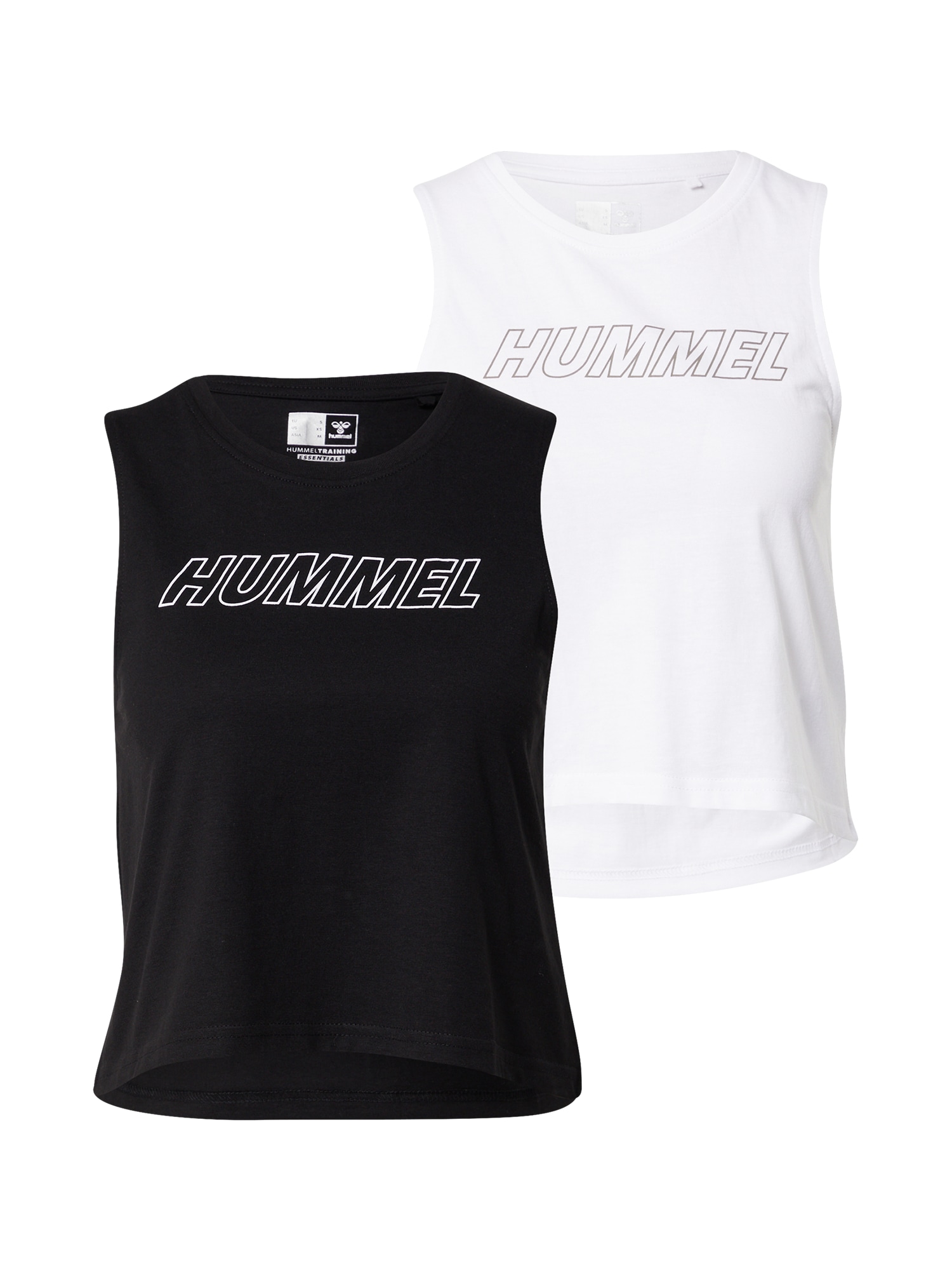 Hummel Športni top 'Te Cali'  črna / bela