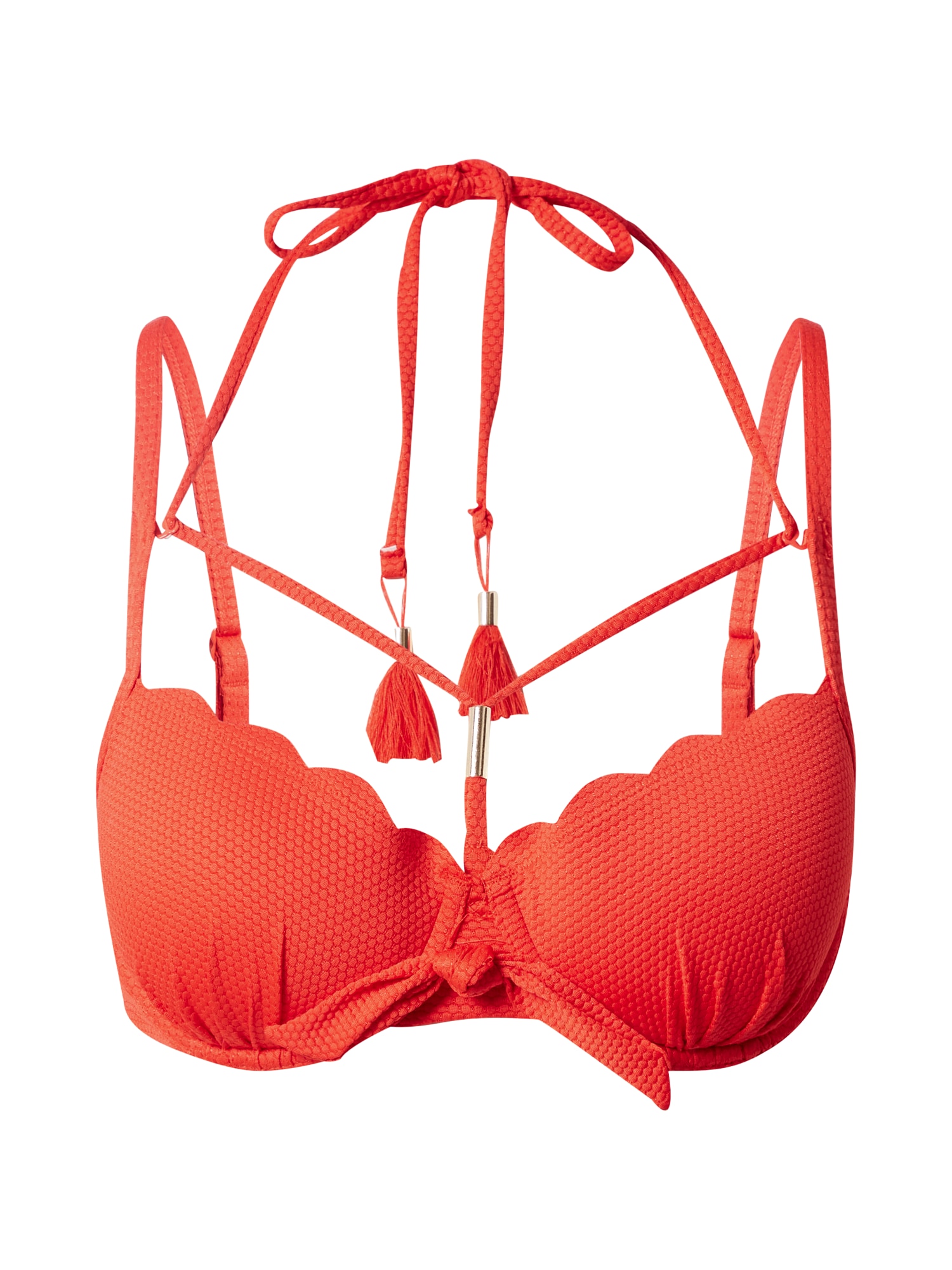 Hunkemöller Bikini zgornji del 'Scallop'  rdeča