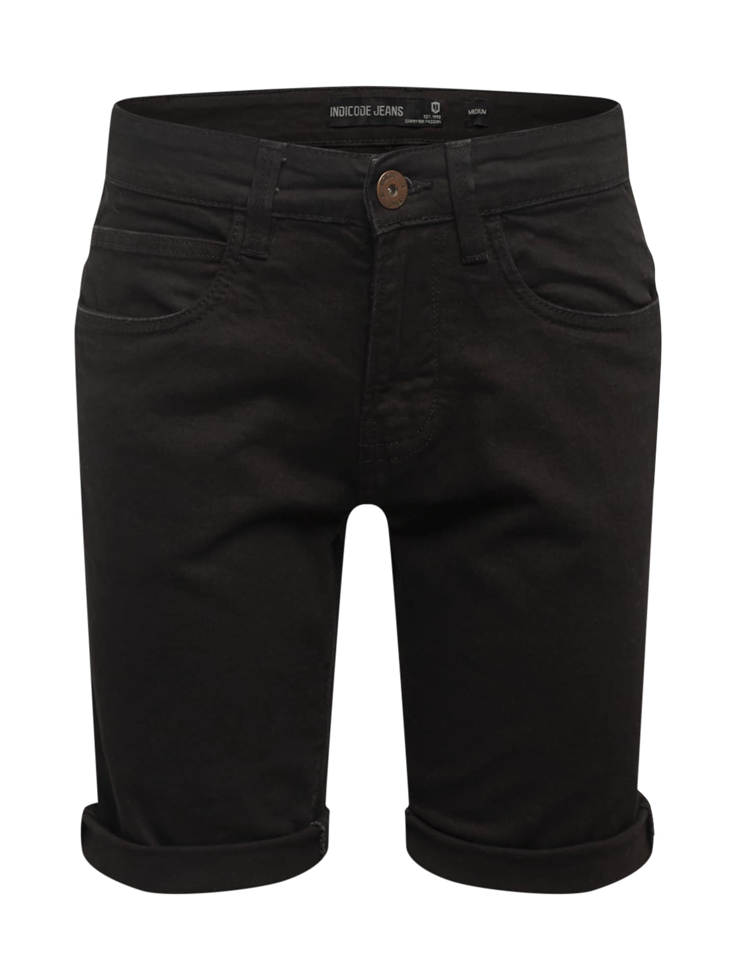 INDICODE JEANS Kavbojke  črna