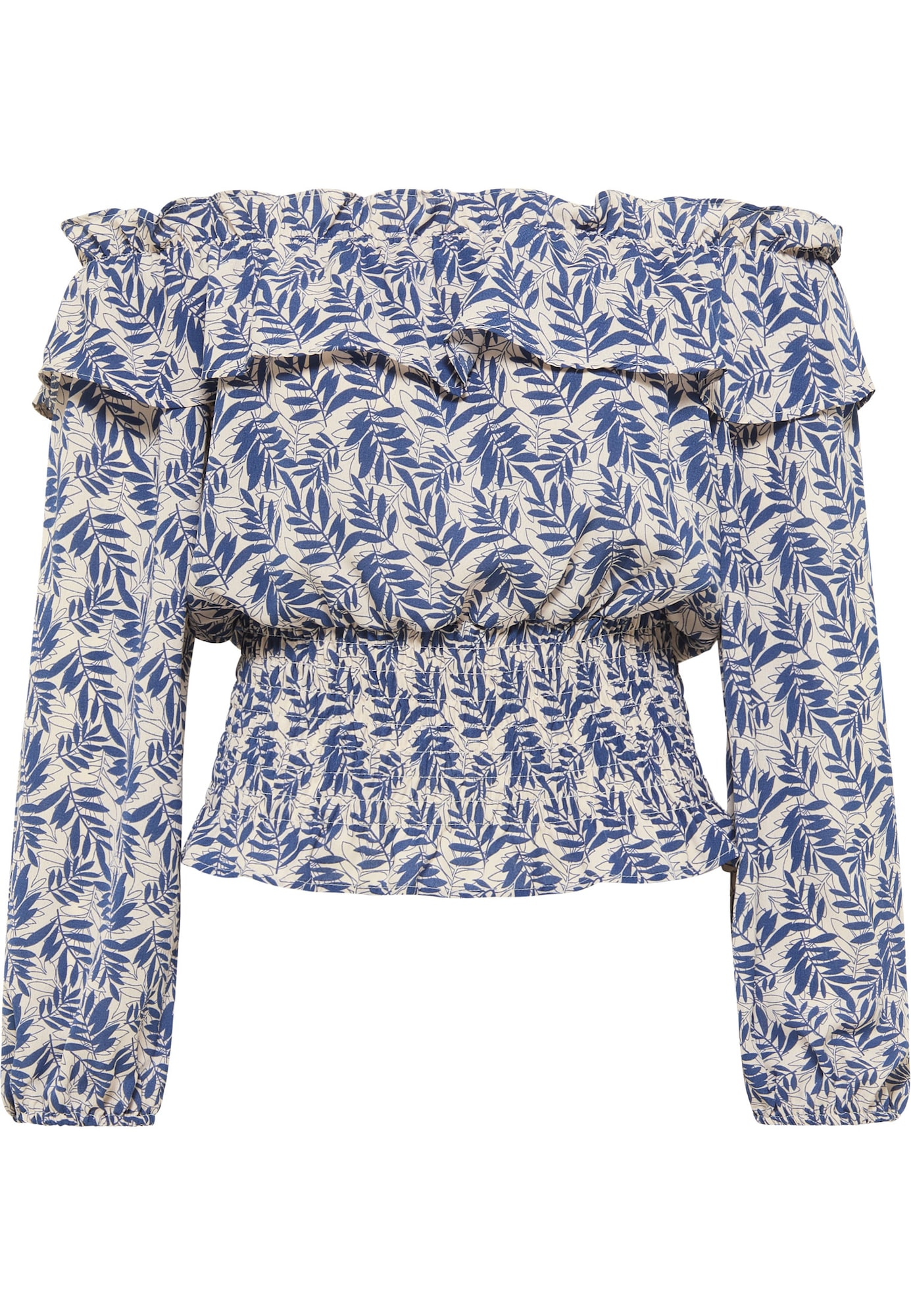 IZIA Bluza 'Gaya'  ecru / modra